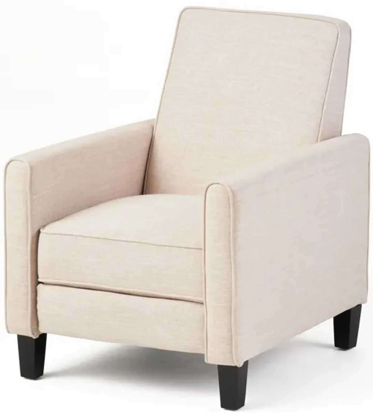 Linen Push Back Chair For Elegant Home