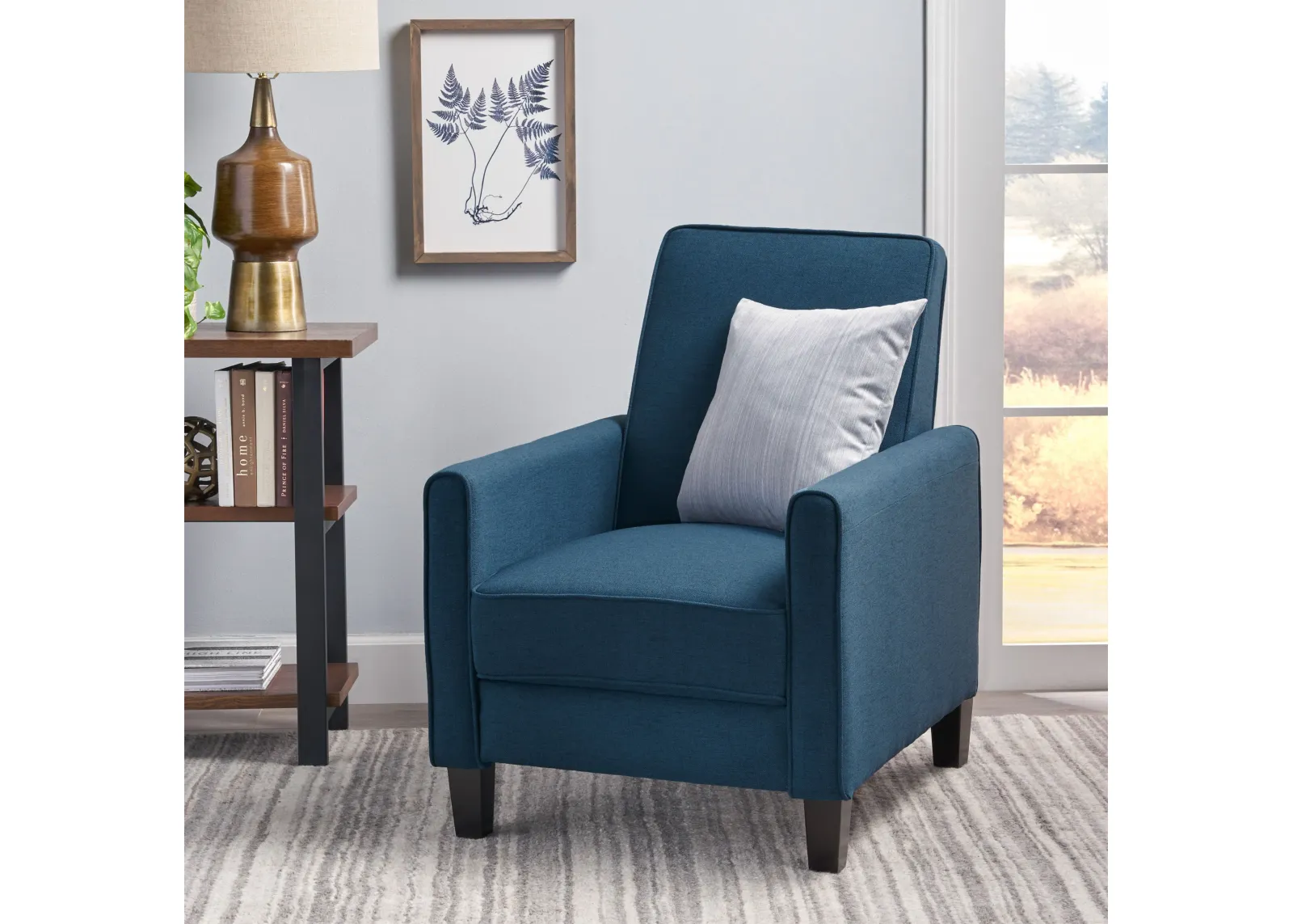 Fabric Push Back Chair For Elegant Home