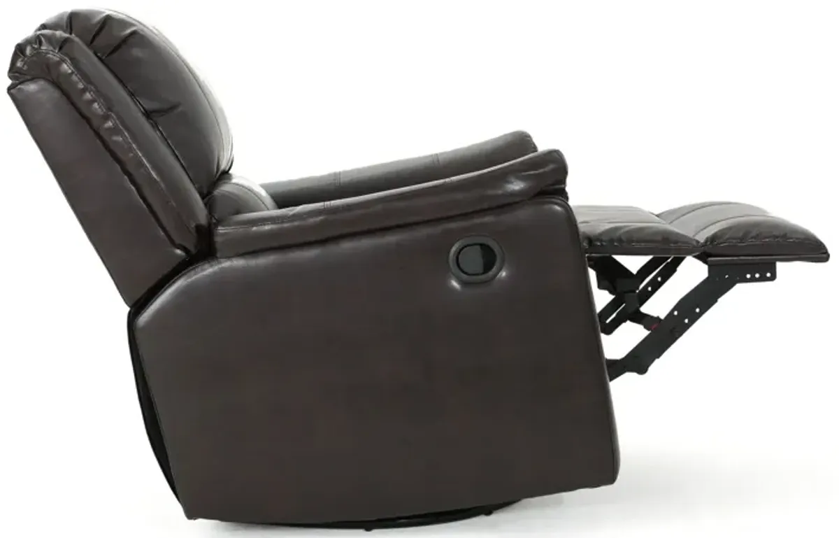 Glider Recliner With Swivel, Manual Reclining Chair