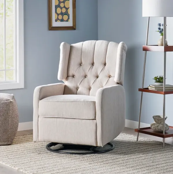 Classic Design, Manual Recliner Chair With 360 Degree Swivel