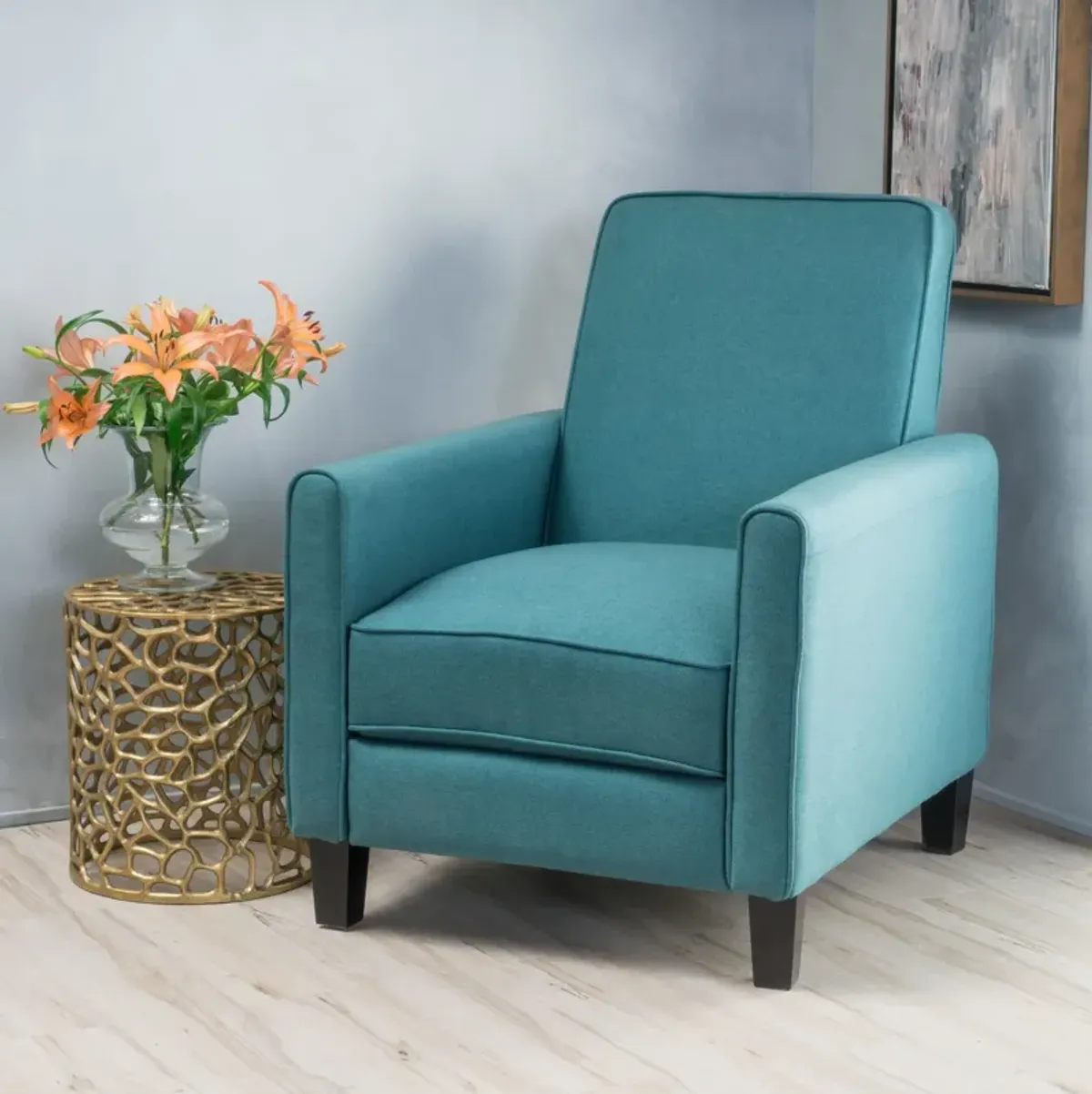 Recliner Push Back Chair For Elegant Home