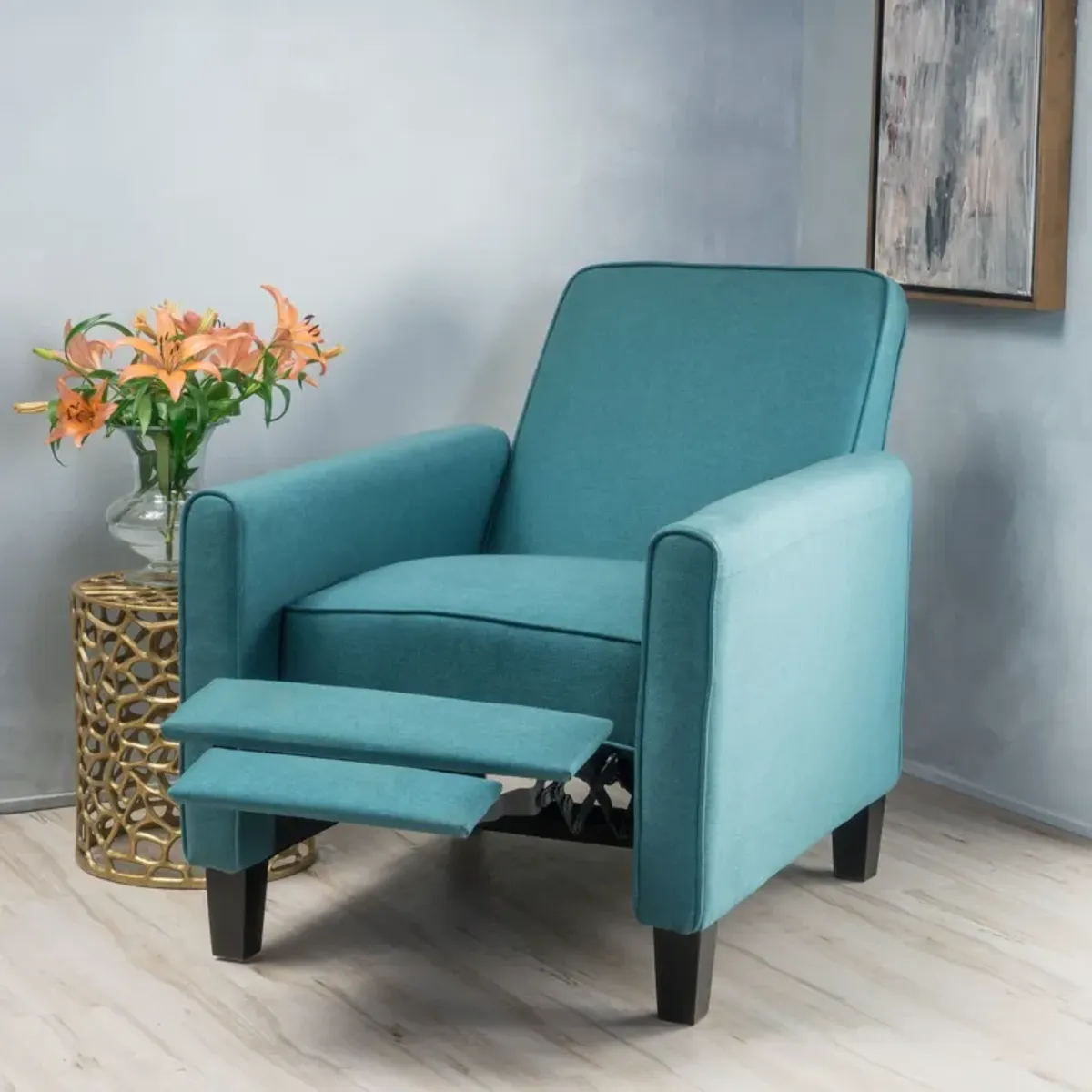 Recliner Push Back Chair For Elegant Home