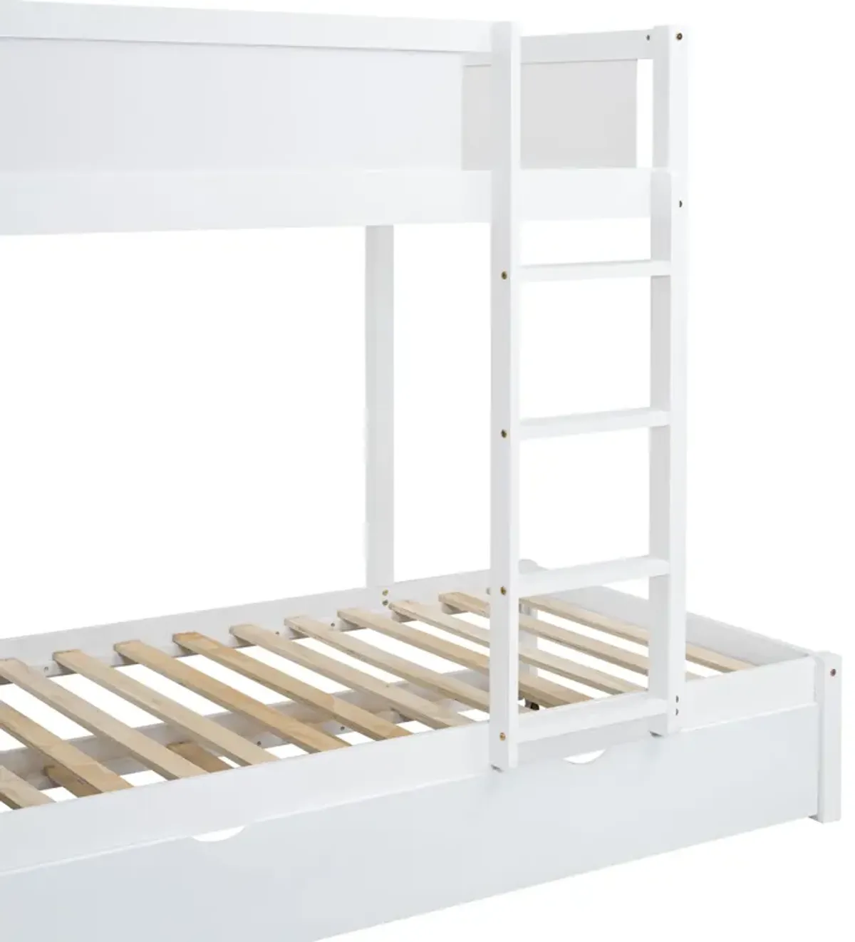 Bunk Bed With Twin Size Trundle, Storage And Desk