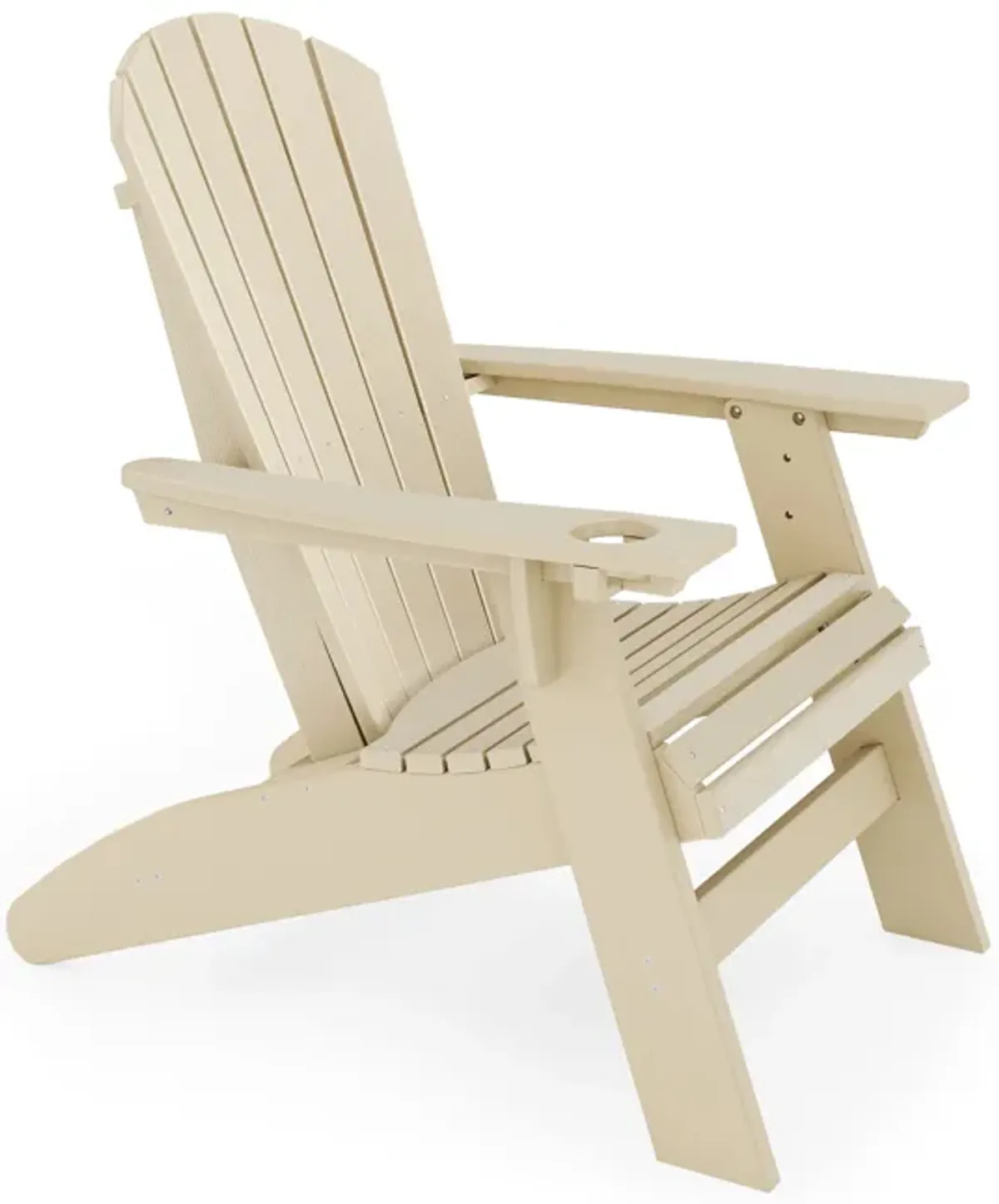 Adirondack Chair Sturdy HDPE Poly Lumber For Poolside, Patio, And Garden Relaxation