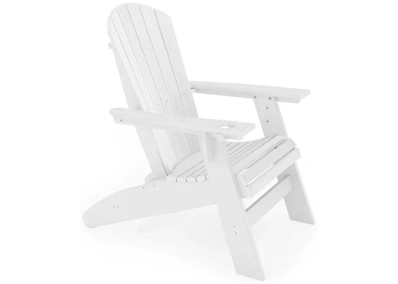 Adirondack Chair Sturdy HDPE Poly Lumber For Poolside, Patio, And Garden Relaxation