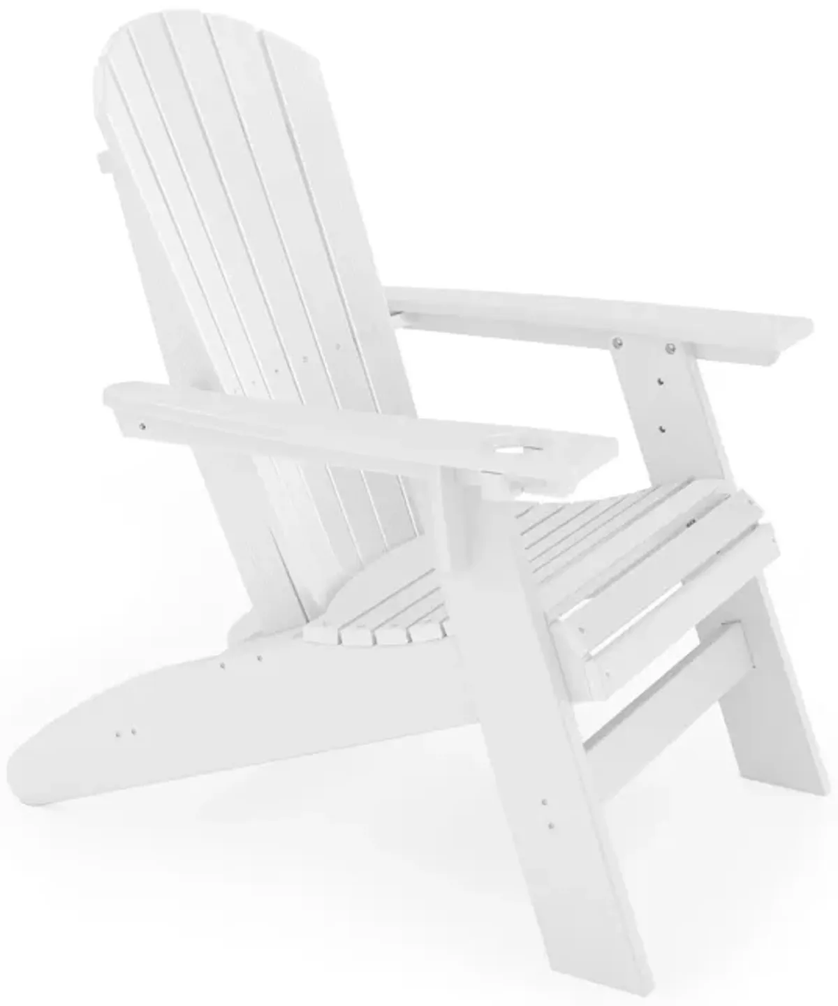 Adirondack Chair Sturdy HDPE Poly Lumber For Poolside, Patio, And Garden Relaxation