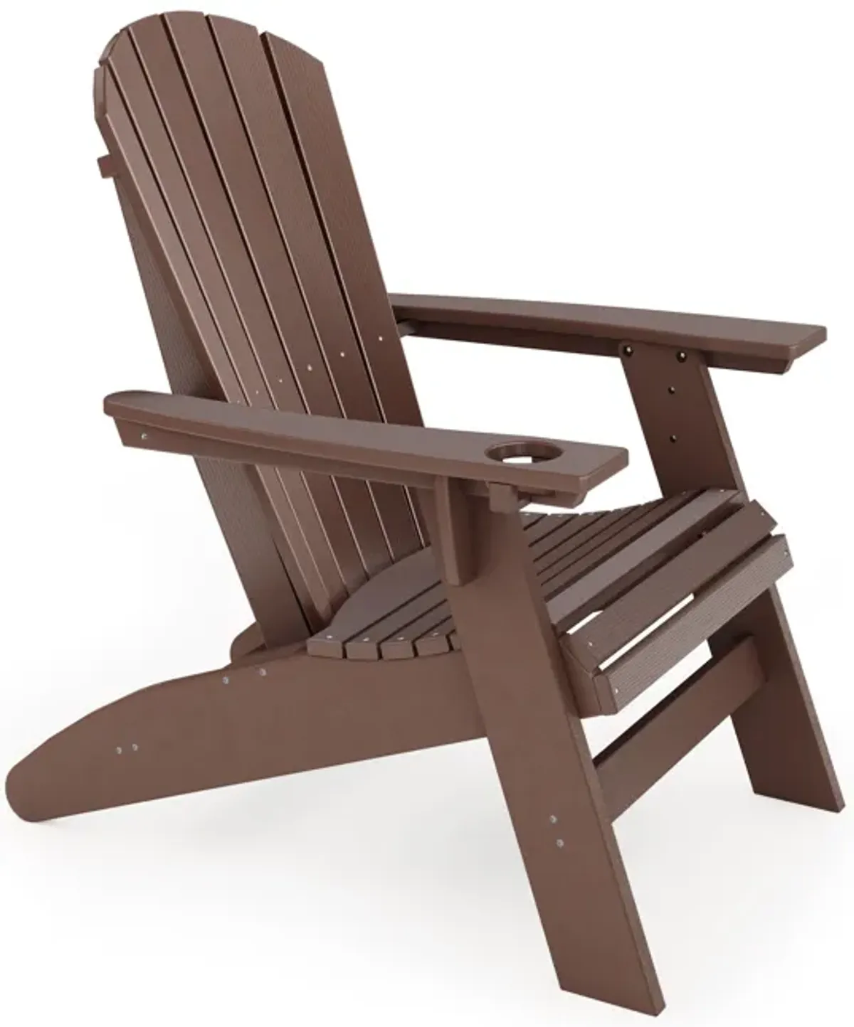 Adirondack Chair Sturdy HDPE Poly Lumber For Poolside, Patio, And Garden Relaxation