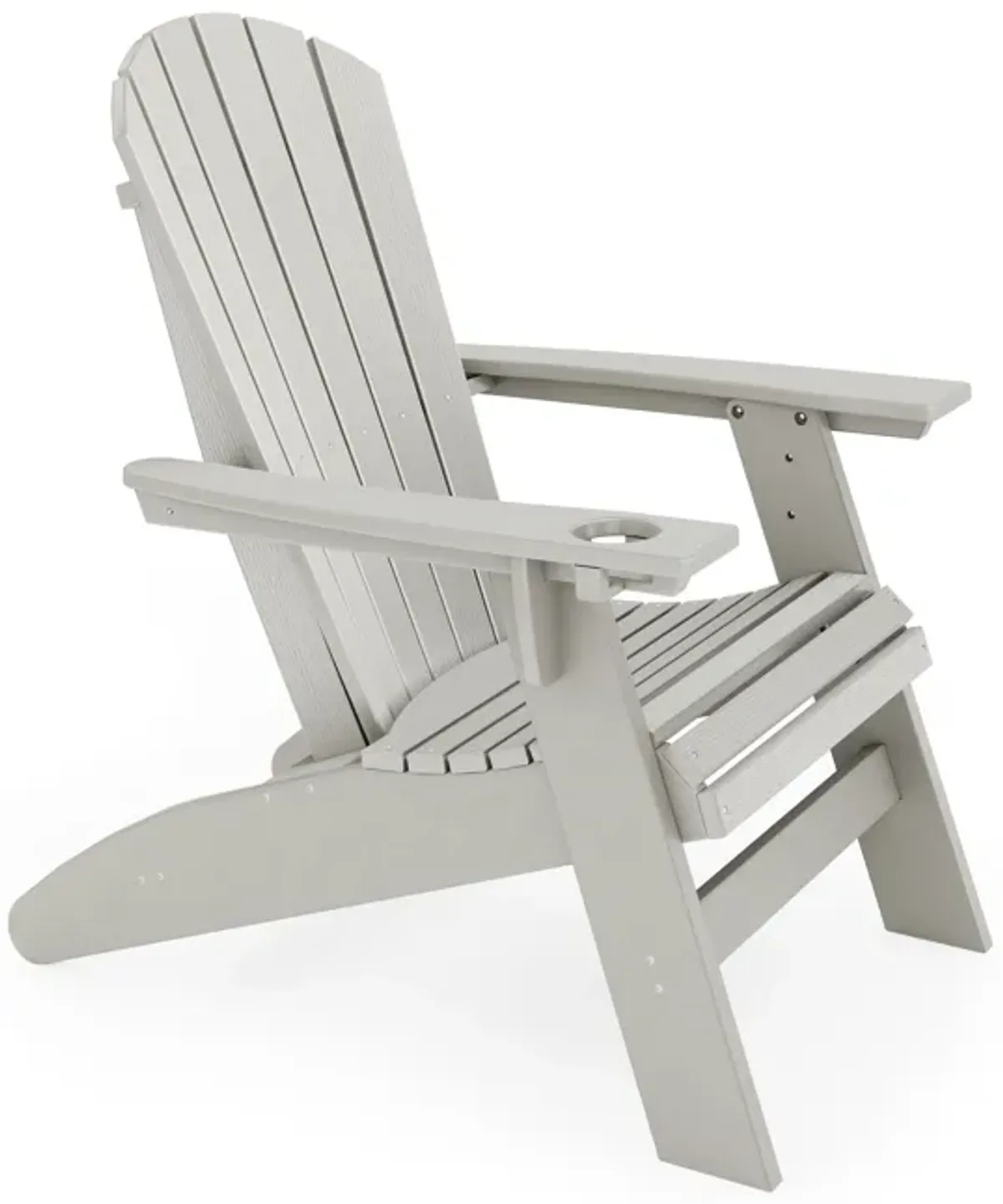 Adirondack Chair Sturdy HDPE Poly Lumber For Poolside, Patio, And Garden Relaxation