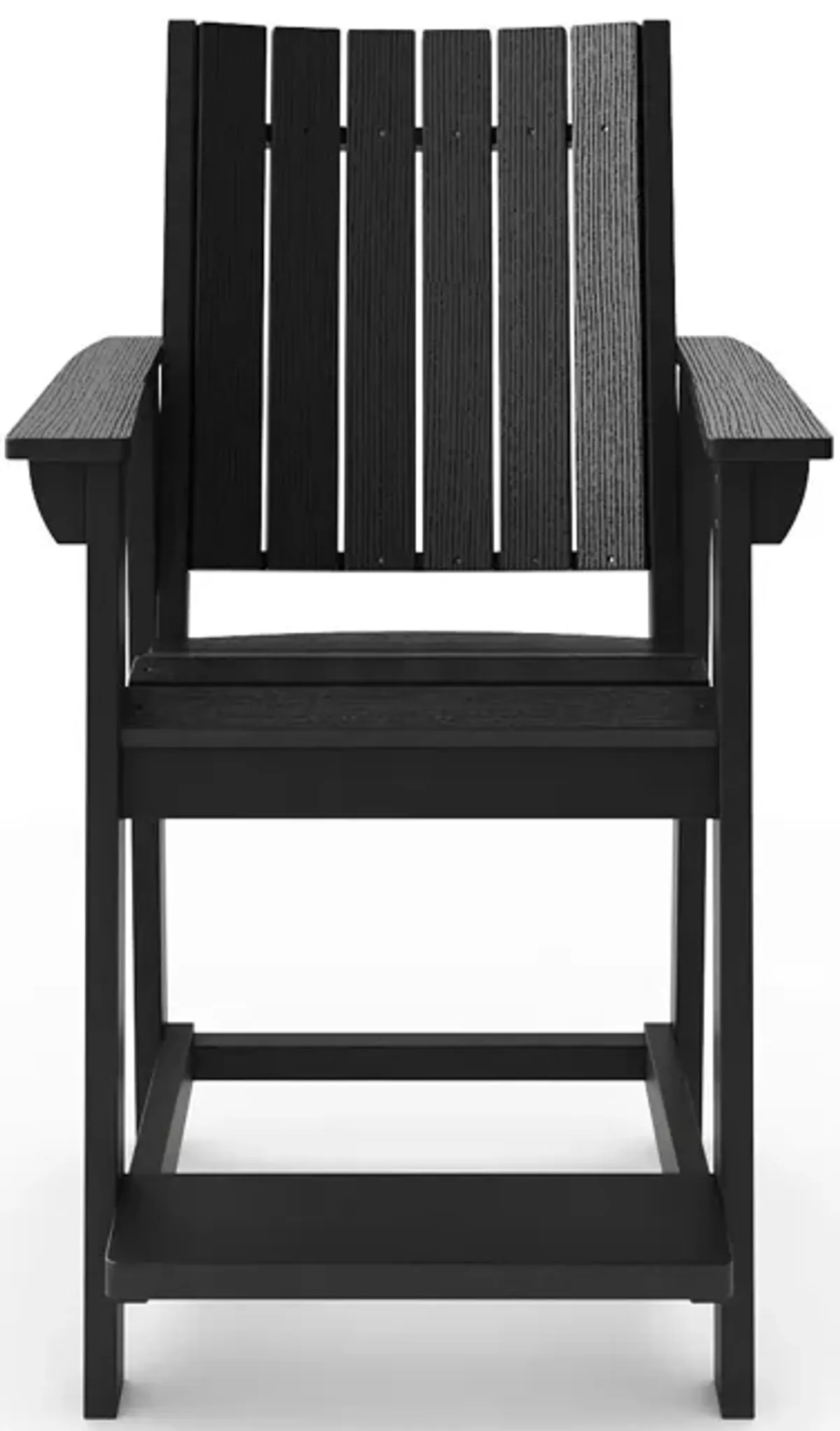 Modern Counter Chair Sleek HDPE Poly Lumber For Dining, Patio, And Garden Comfort