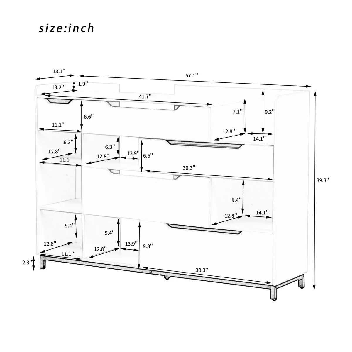 Shoe Storage Cabinet For Entryway With Drawers And Shelves, Modern Shoe Organizer Cabinet, Free Standing Shoe Rack For Hallway, Living Room