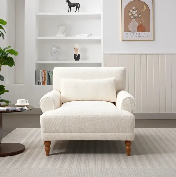 Elegant Circular Armrests, Ergonomic Lumbar Support, Vintage Roman Column Legs, Luxurious Large Size, Enhances Living Room Aesthetics, For Living Room, Bedroom And Study