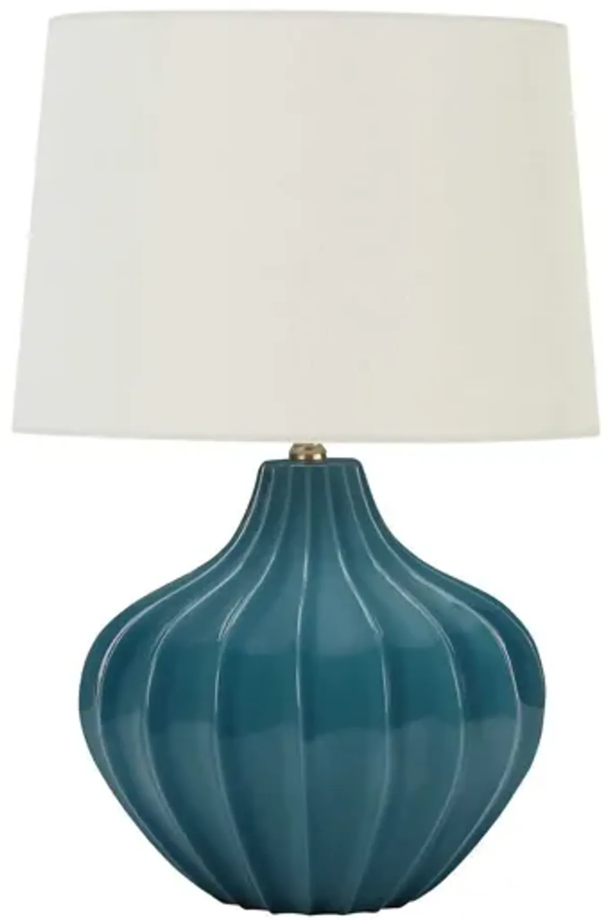 Lighting, Table Lamp, Ceramic, Transitional - Blue