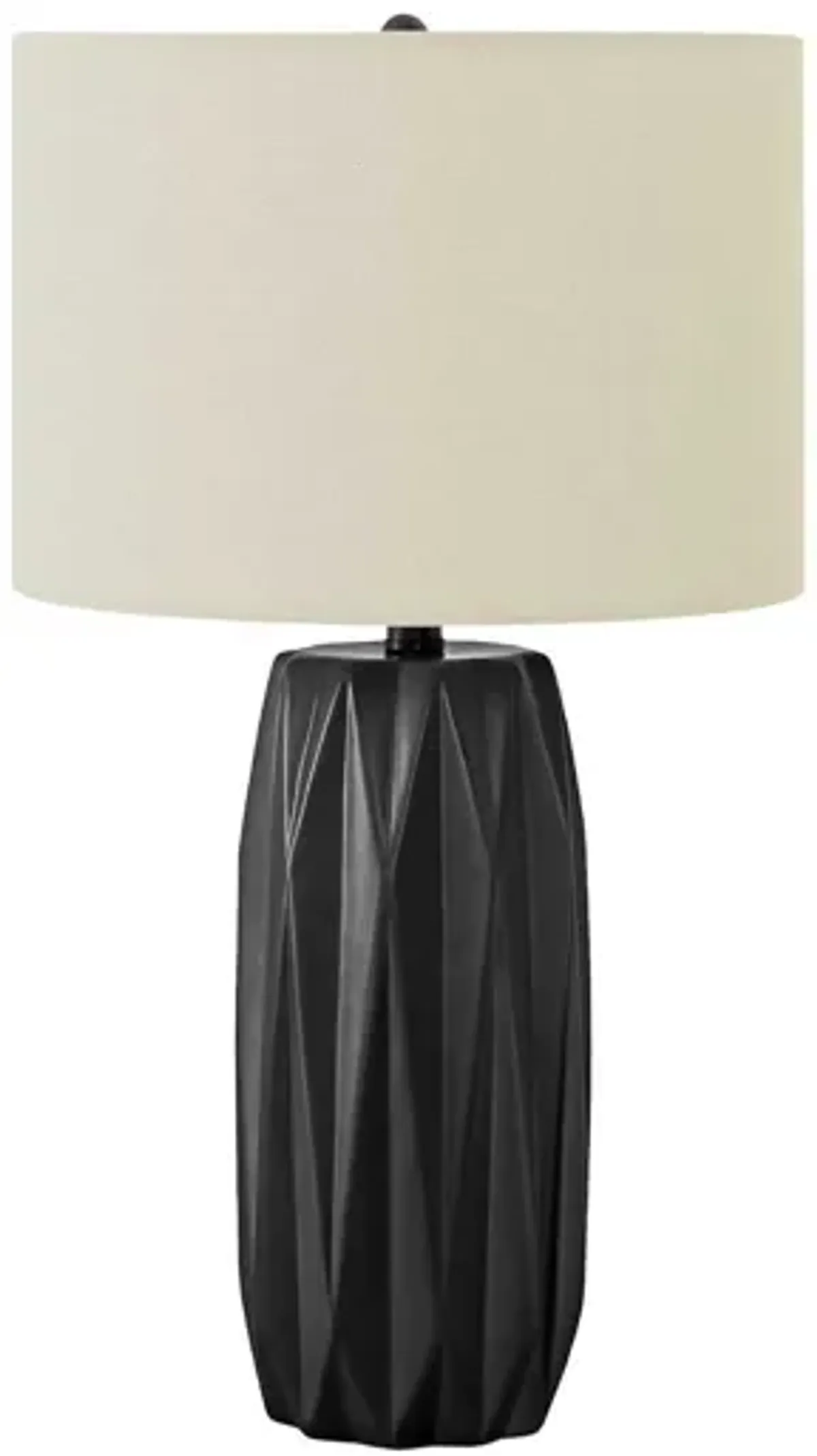 Lighting, Contemporary Table Lamp - Black