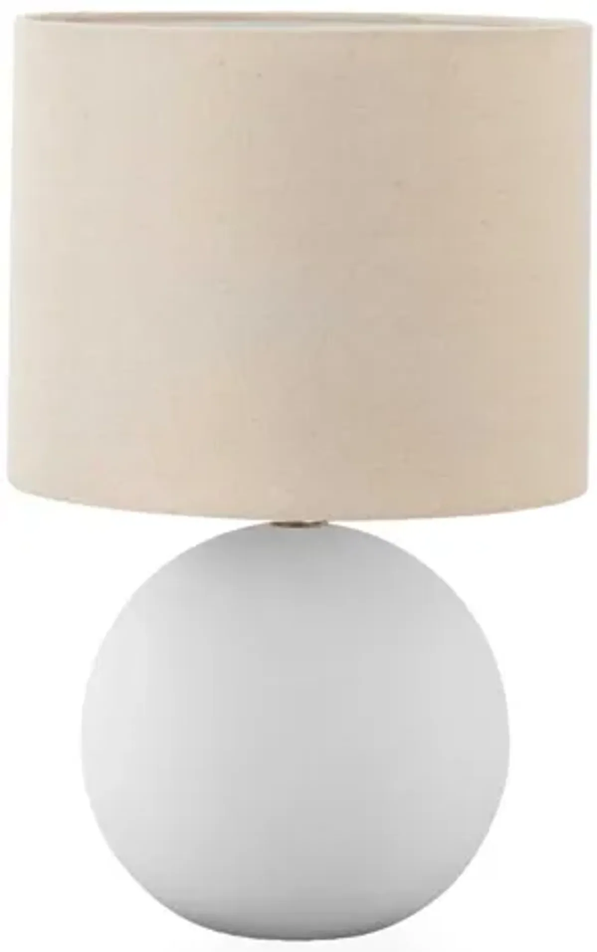 Contemporary Lighting, Table Lamp, Resin, Ceramic - Cream