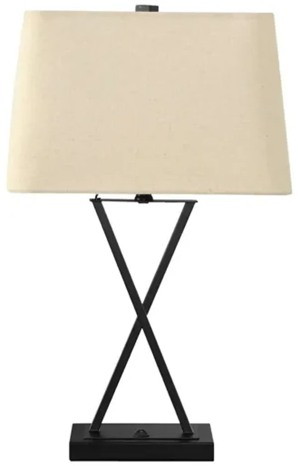 Lighting, Table Lamp, USB Port Included, Resin, Transitional - Black