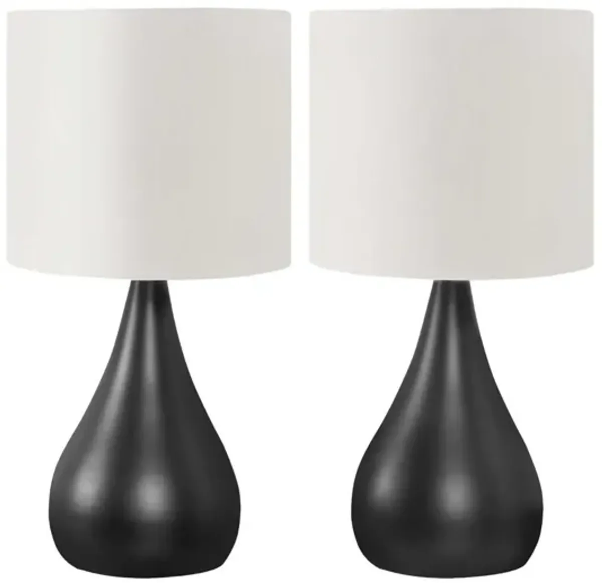 Lighting, Table Lamp, Contemporary (Set of 2) - Black