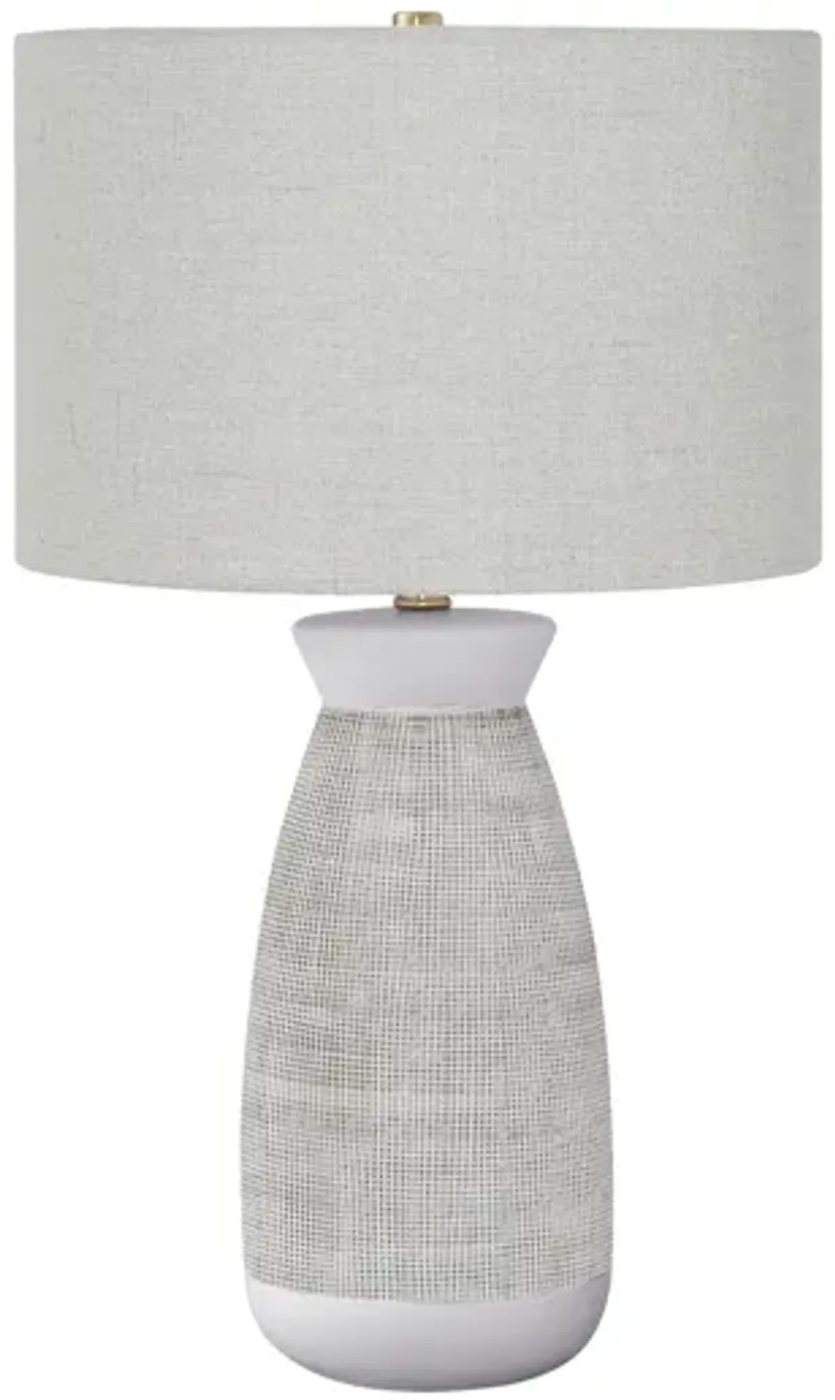 Lighting, Table Lamp, Ceramic, Contemporary - Gray