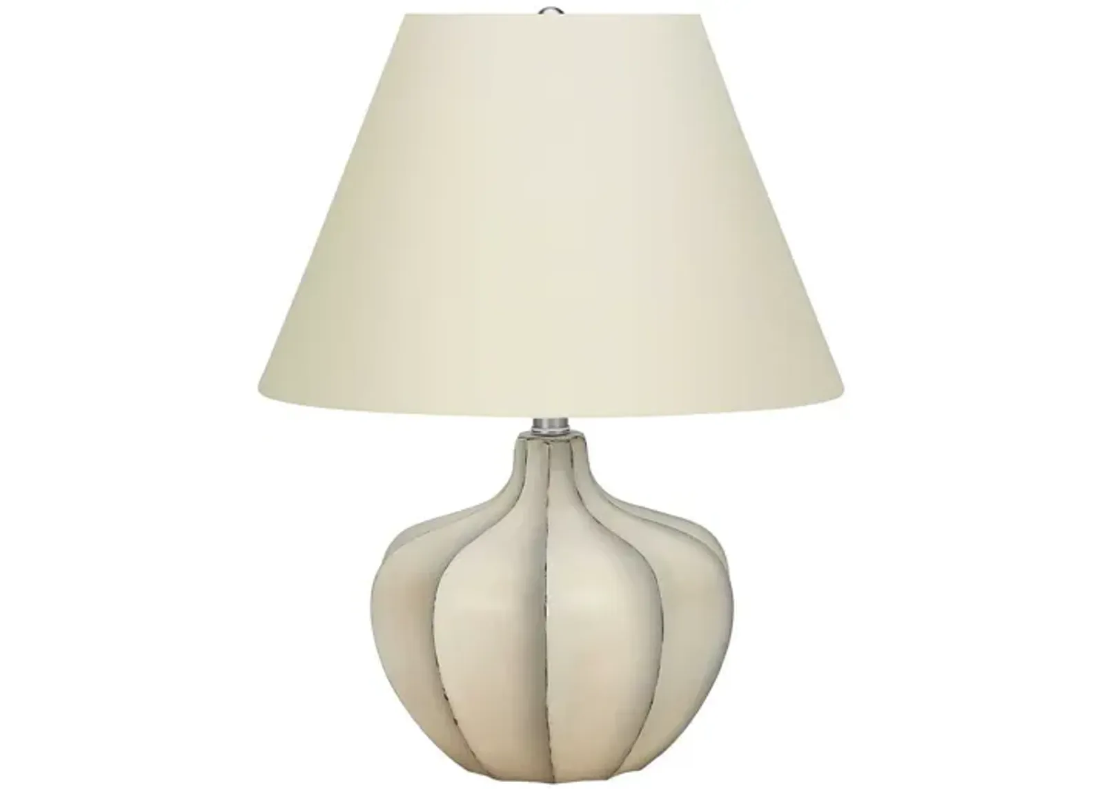 Resin Transitional Lighting, Table Lamp - Cream