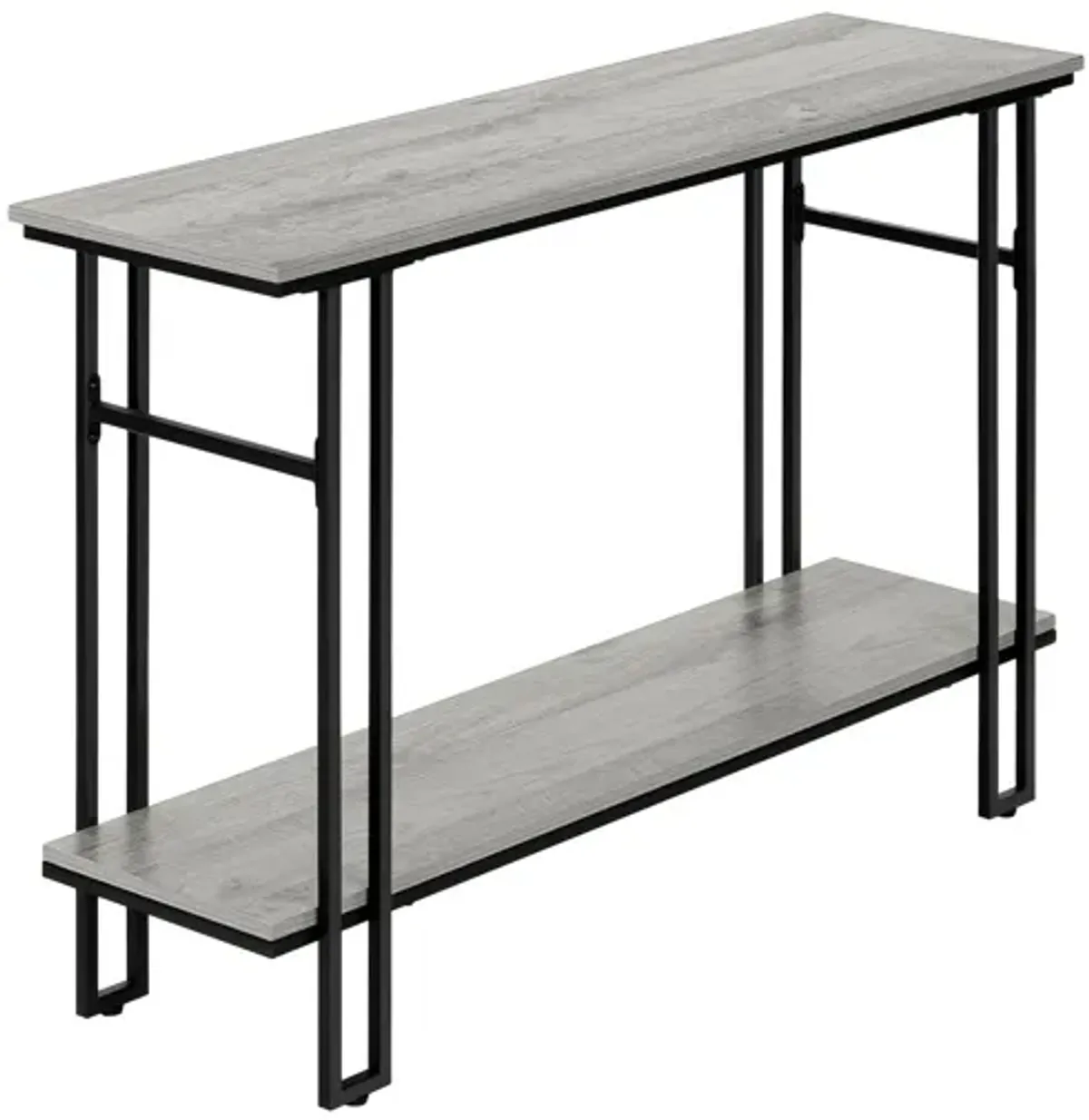 Accent Table, Console, Entryway, Narrow, Sofa, Living Room, Bedroom, Contemporary, Modern - Gray