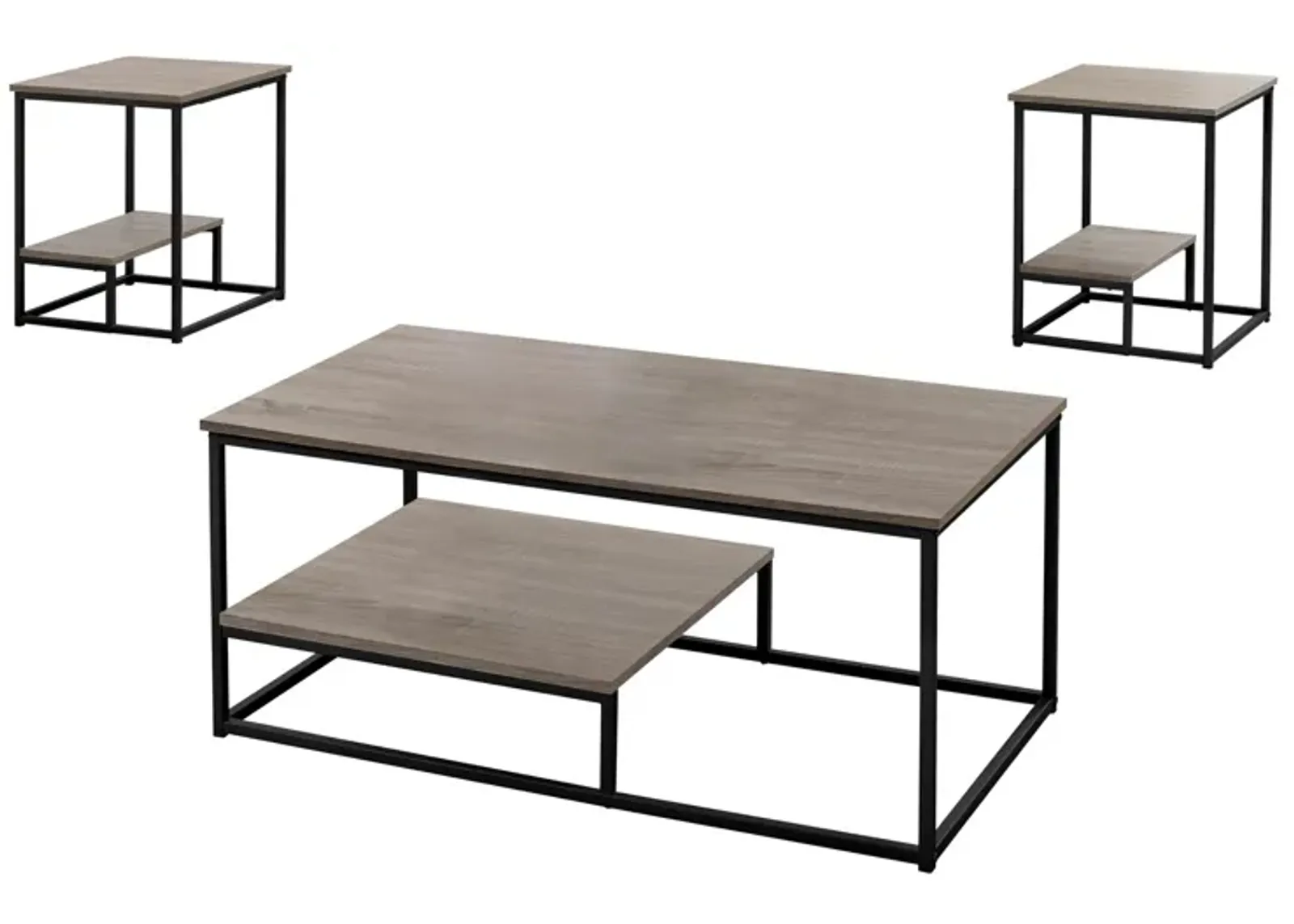 Table Set, Coffee, End, Side, Accent, Living Room, Contemporary & Modern (Set of 3)