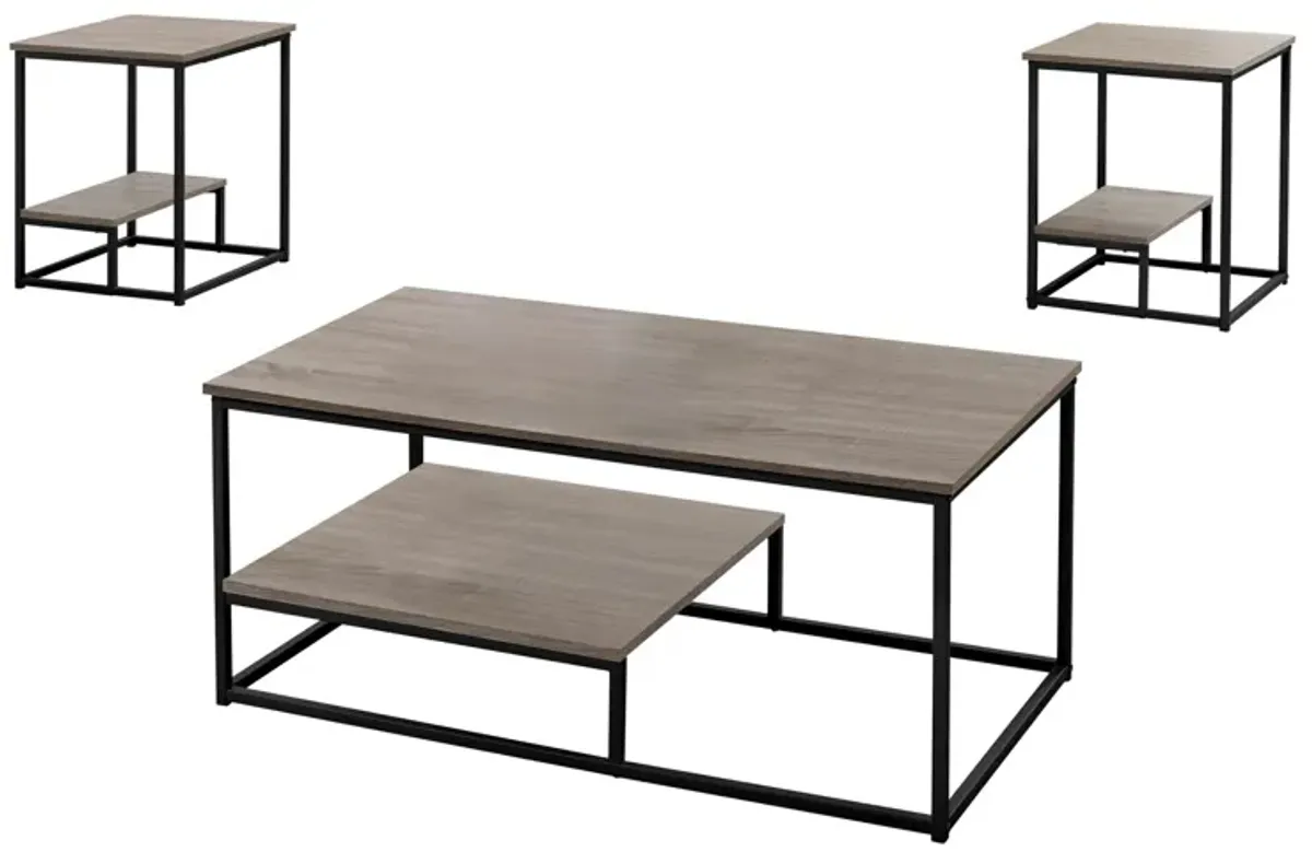 Table Set, Coffee, End, Side, Accent, Living Room, Contemporary & Modern (Set of 3)