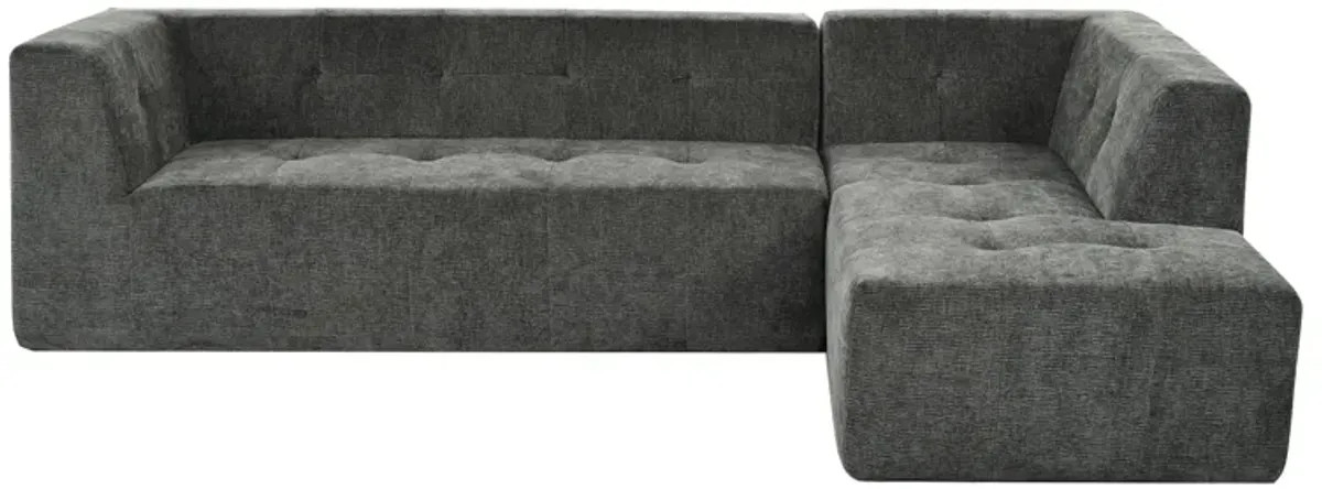 Modular Combination Living Room Sofa Set, Modern Minimalist Sofa, Living Room Upholstered Sofa Bed, Bedroom, 2 Pieces Computer Free Combination, L - Shaped