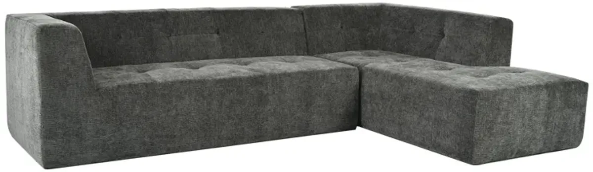 Modular Combination Living Room Sofa Set, Modern Minimalist Sofa, Living Room Upholstered Sofa Bed, Bedroom, 2 Pieces Computer Free Combination, L - Shaped