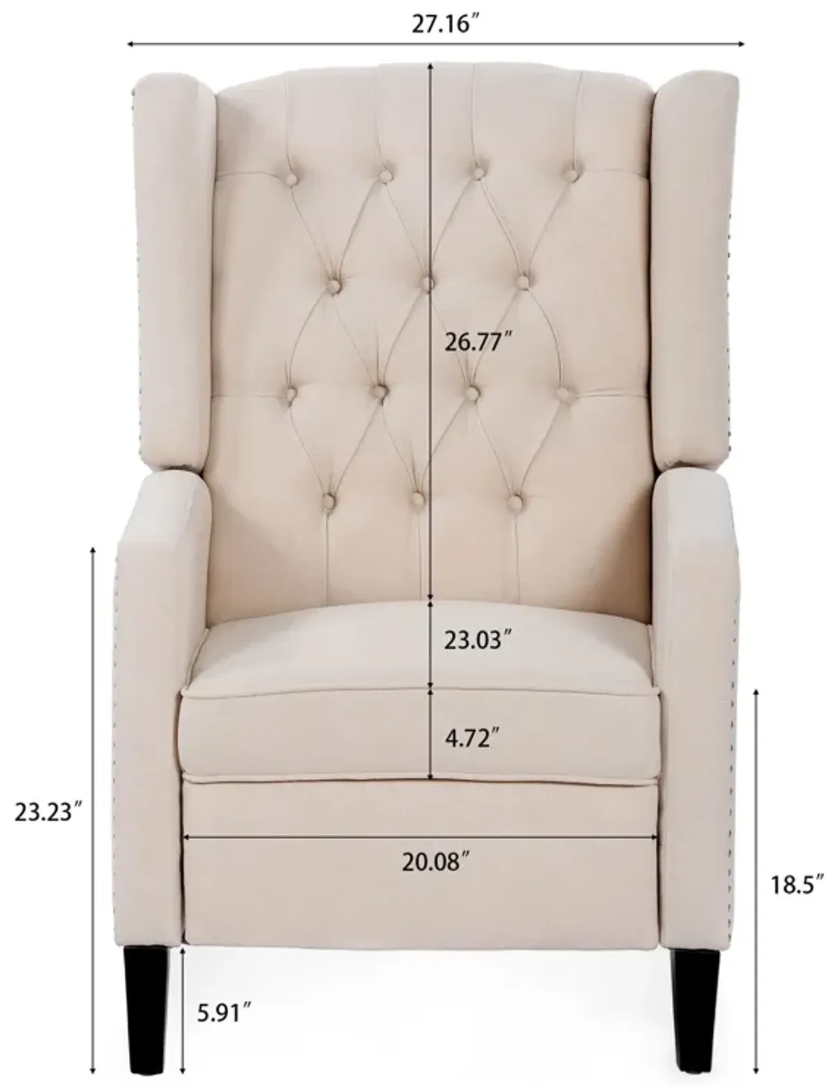 Manual Wing Chair Recliner