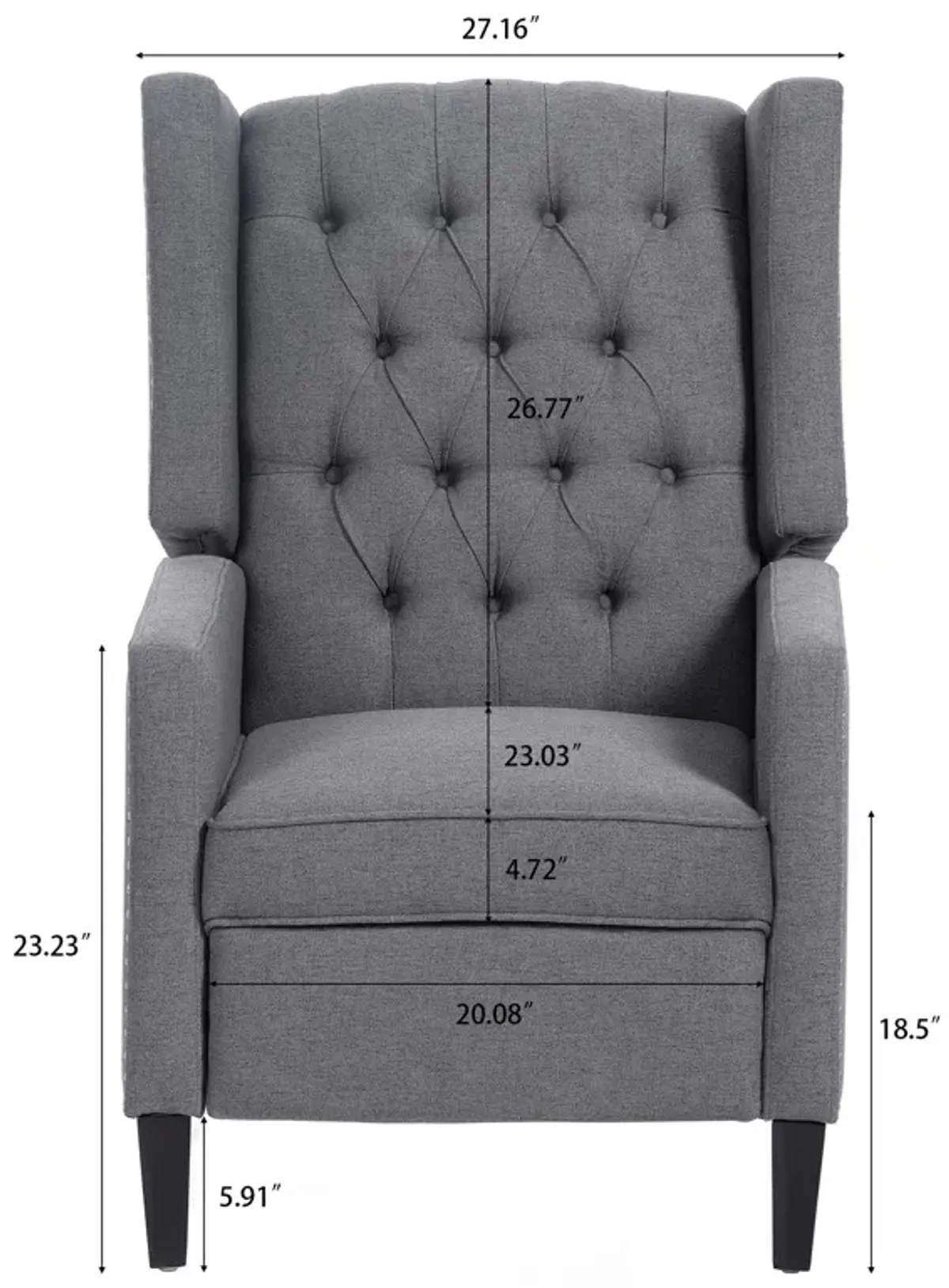 Manual Wing Chair Recliner