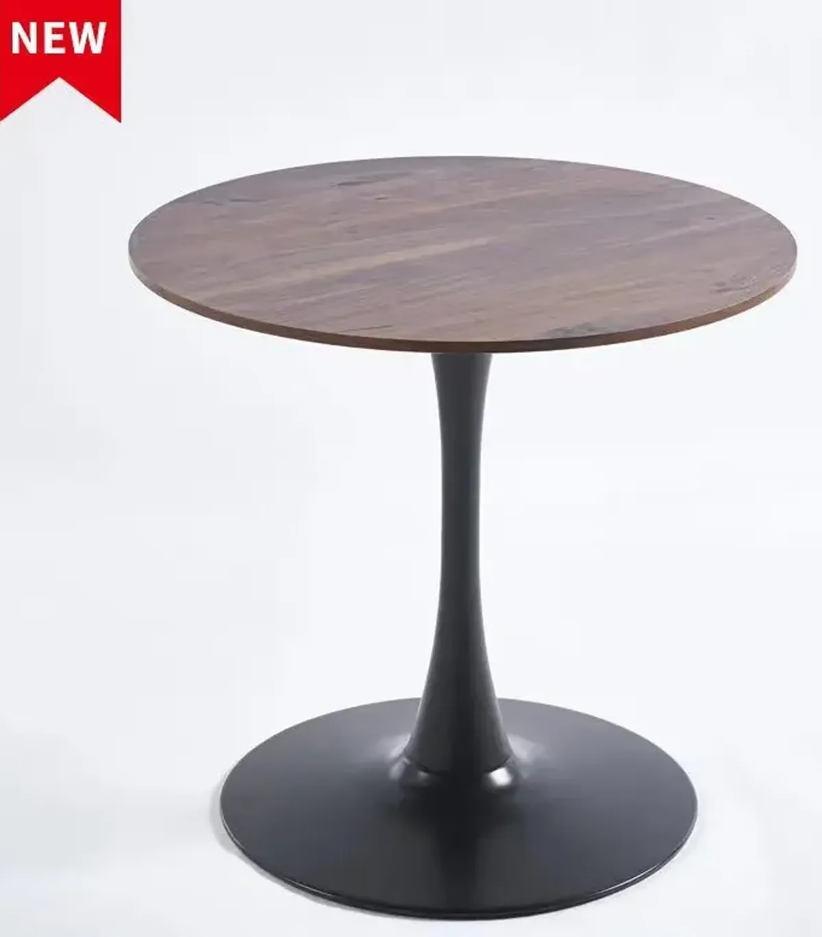 Tulip Table Mid-Century Dining Table With Round MDF Table Top, Pedestal Dining Table, End Table Leisure Coffee Table