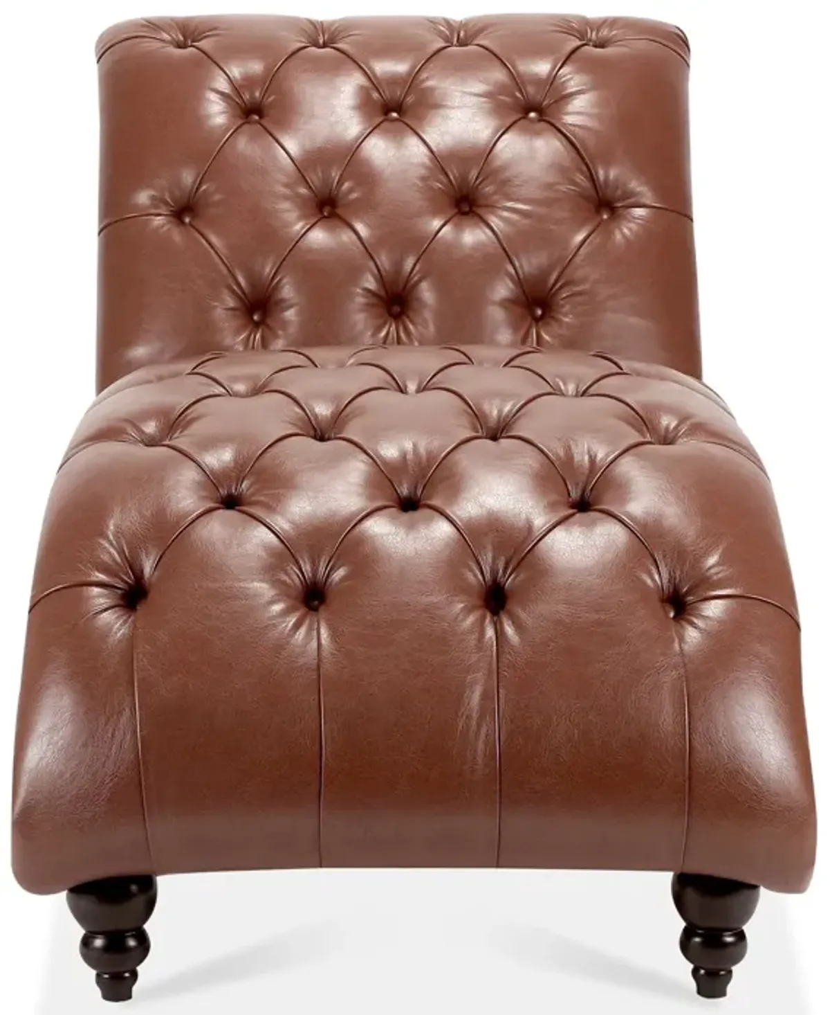 Tufted Armless Chaise Lounge