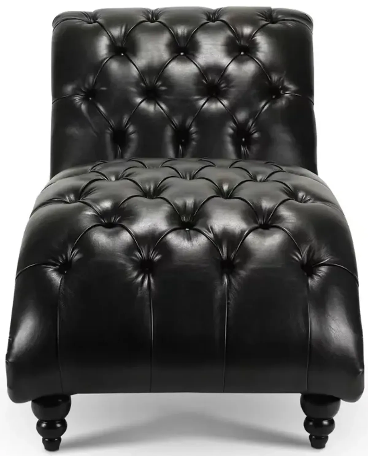 Tufted Armless Chaise Lounge