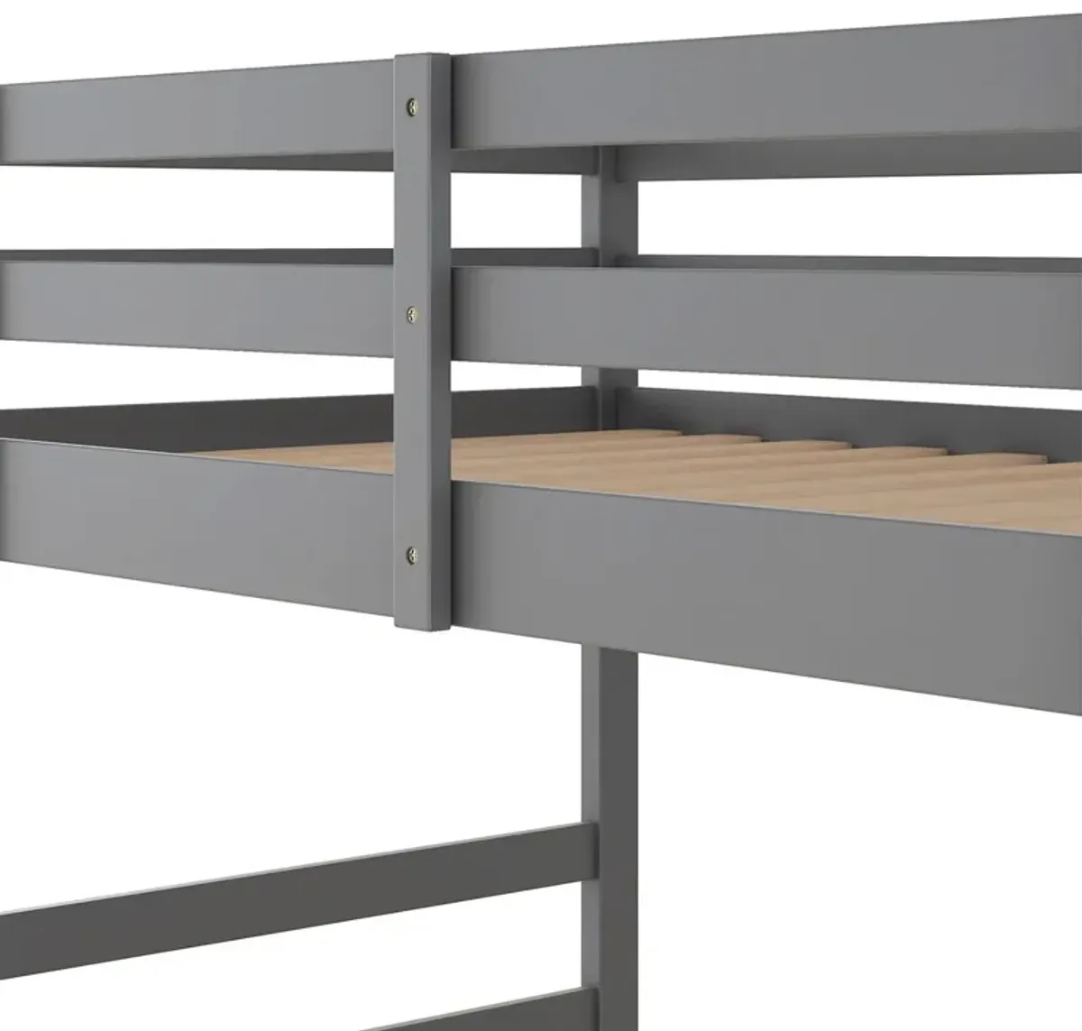 Twin Over Twin Bunk Bed With Ladder