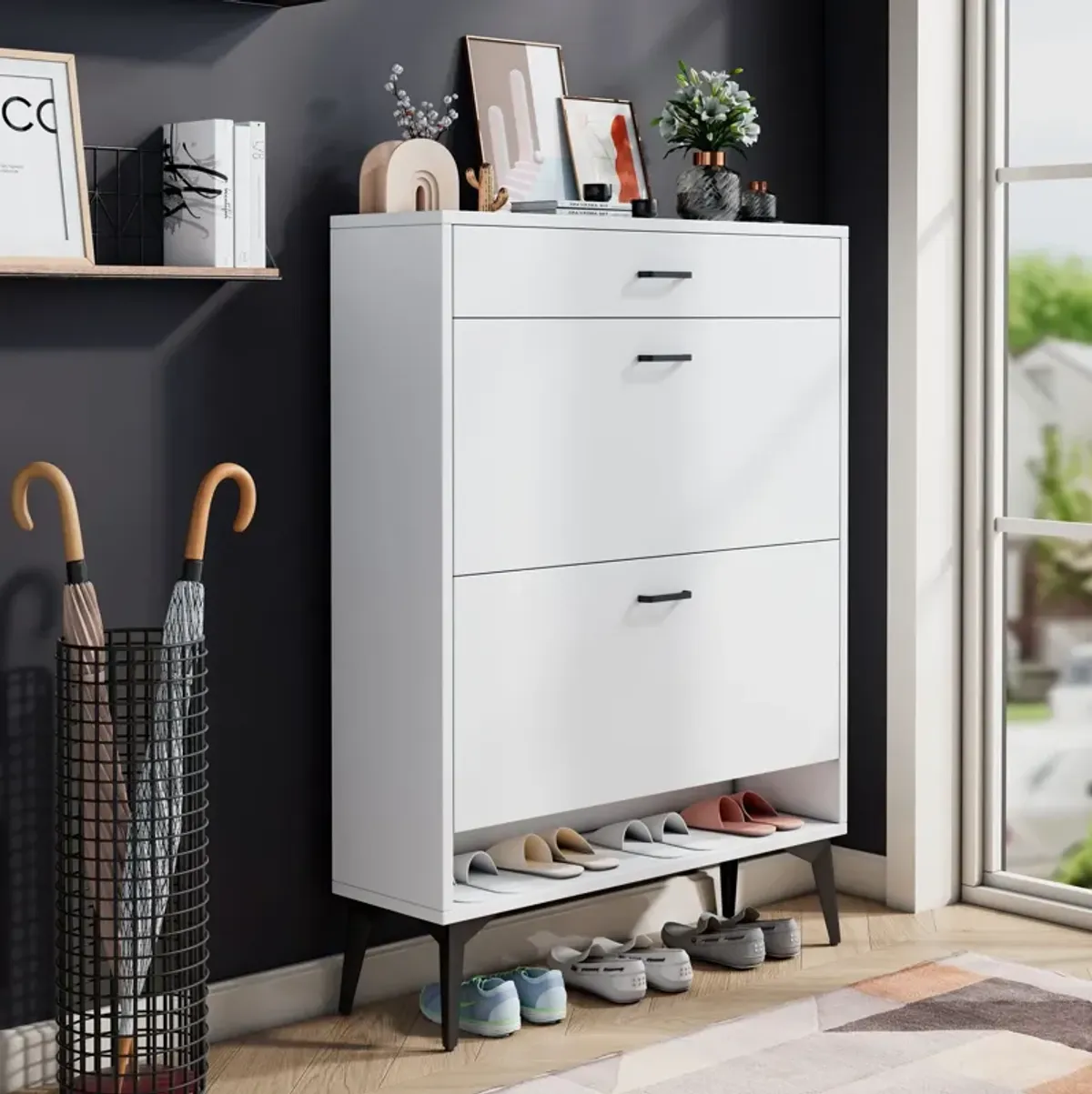 Shoe Cabinet, Shoe Storage Shelves