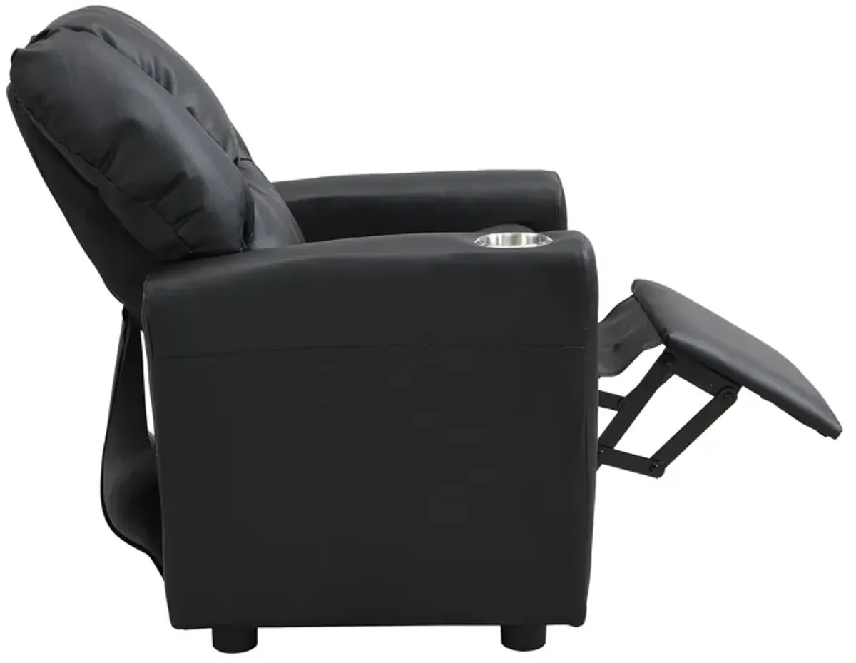 Kids Recliner Chair - Black