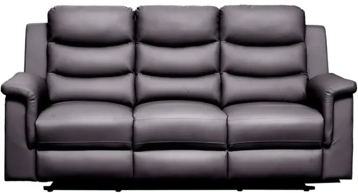 Reclining Sofa With Middle Console Slipcover, Stretch 3 Seat Reclining Sofa Covers - Black