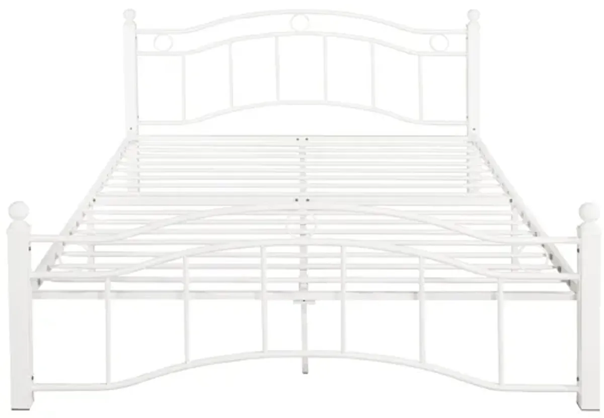 Metal Bed Frame With Headboard And Footboard