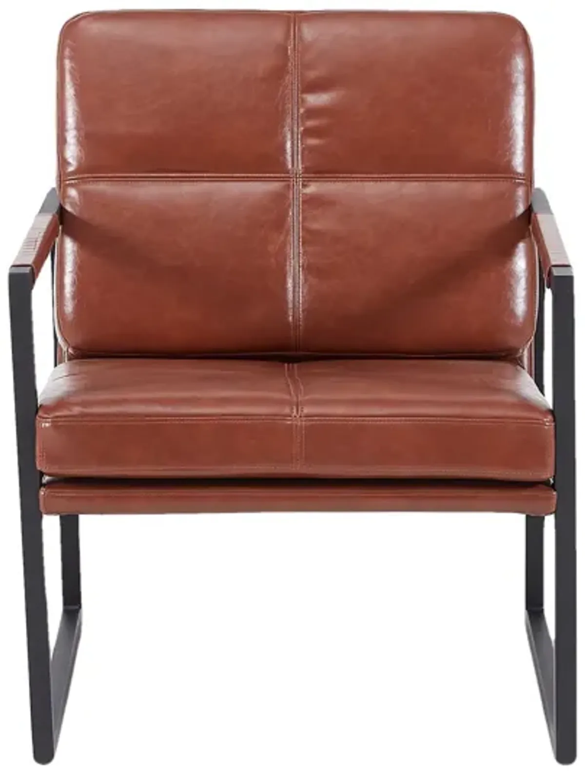 PU Leather Leisure Metal Frame Recliner Chair For Living Room And Bedroom Furniture