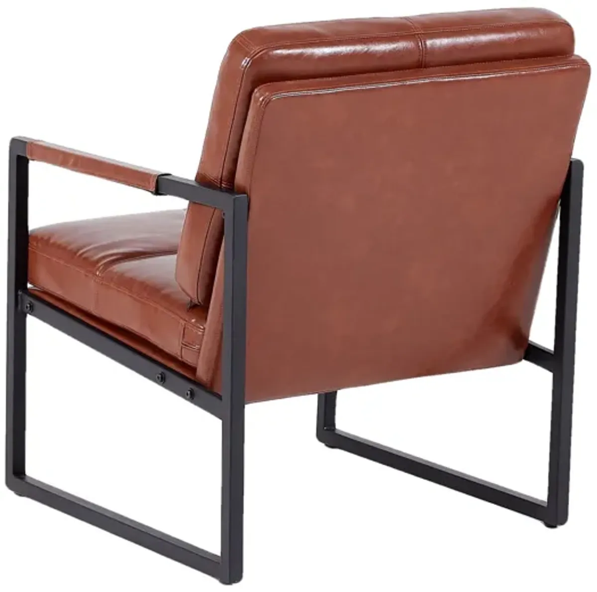 PU Leather Leisure Metal Frame Recliner Chair For Living Room And Bedroom Furniture