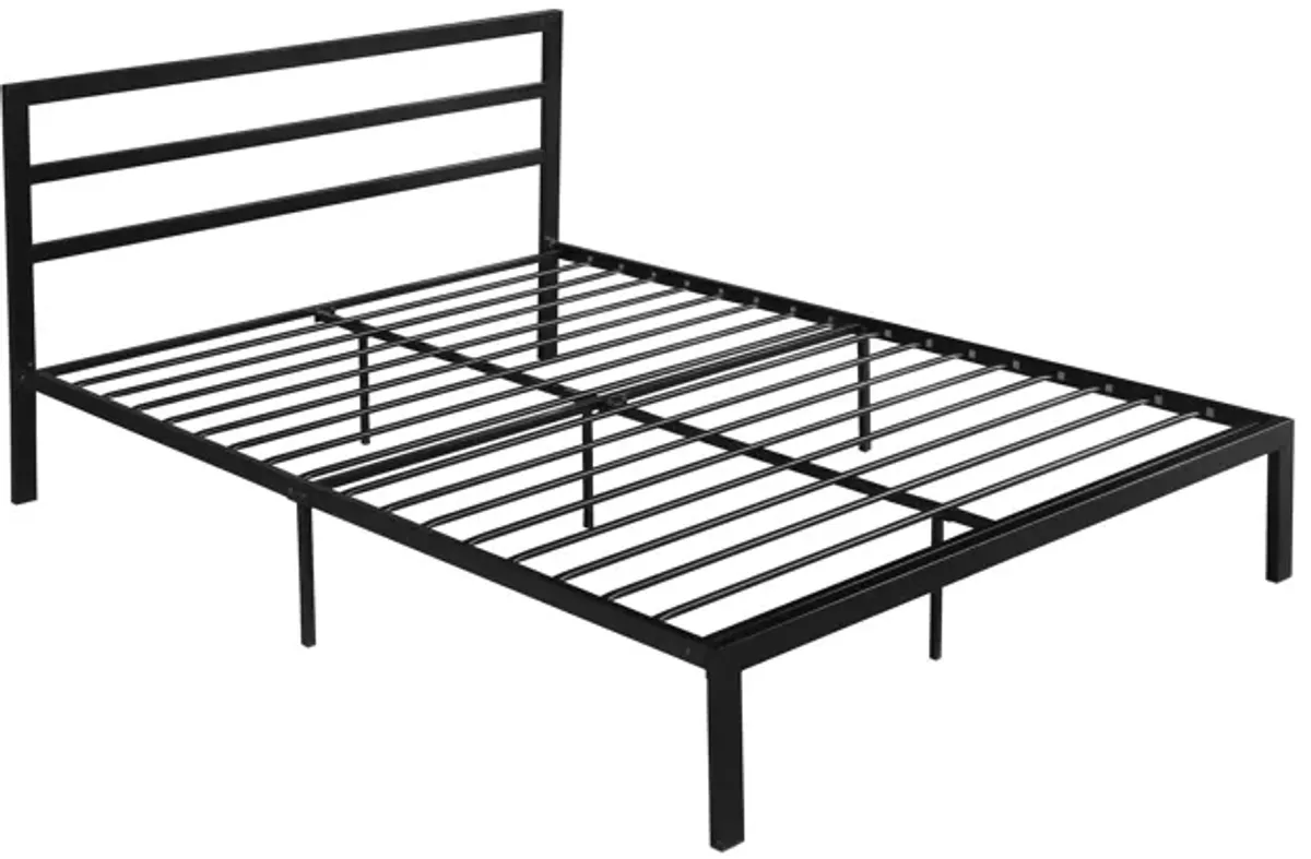 Metal Bed Frame With Headboard