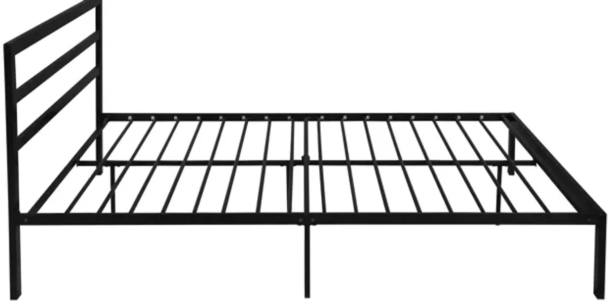 Metal Bed Frame With Headboard