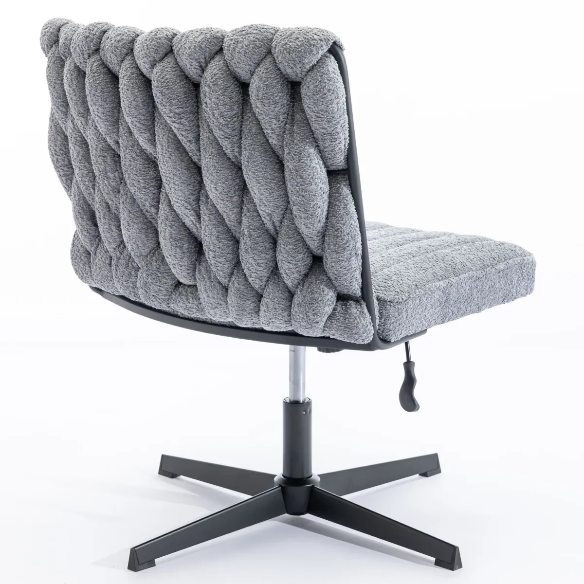 Armless Office Desk Chair No Wheels