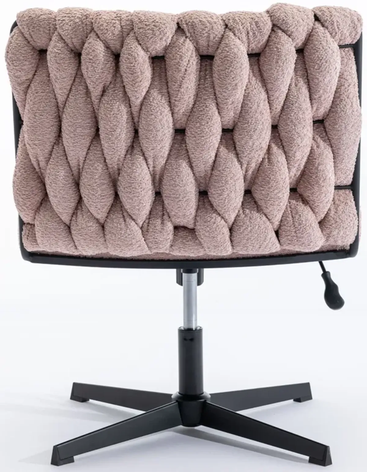 Armless Office Desk Chair No Wheels