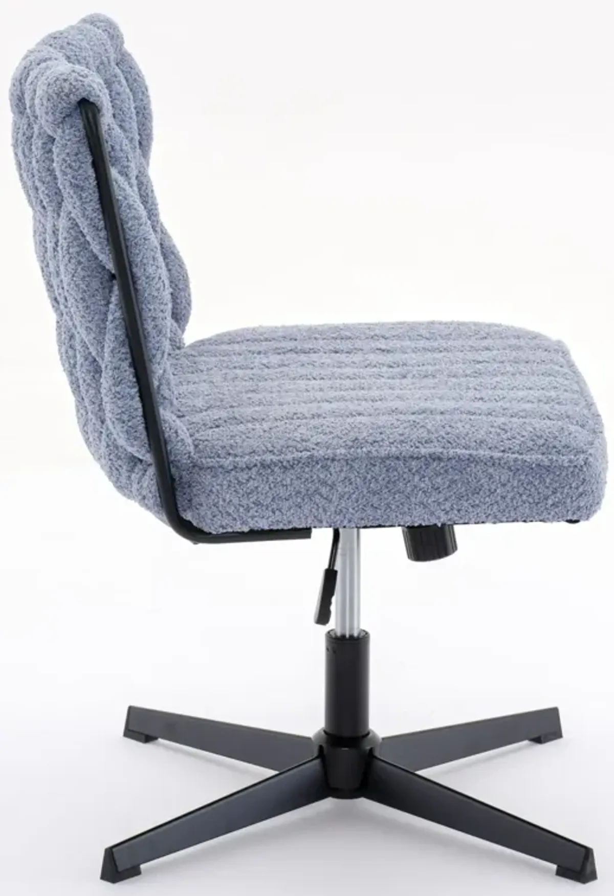 Armless Office Desk Chair No Wheels