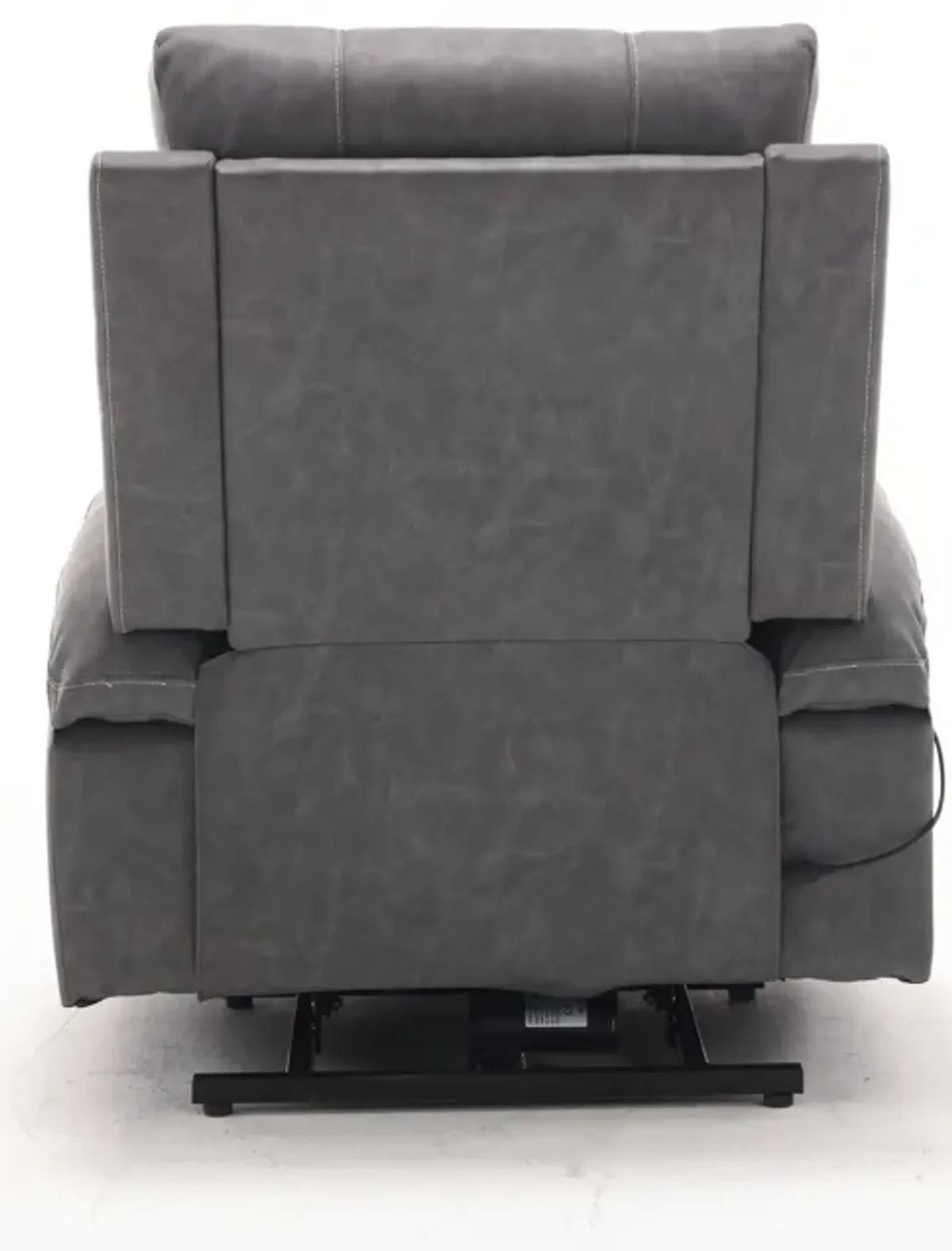 Large Size Electric Power Lift Recliner Chair Sofa For Elderly, 8 Point Vibration Massage And Lumber Heat, Remote Control, Side Pockets And Cup Holders