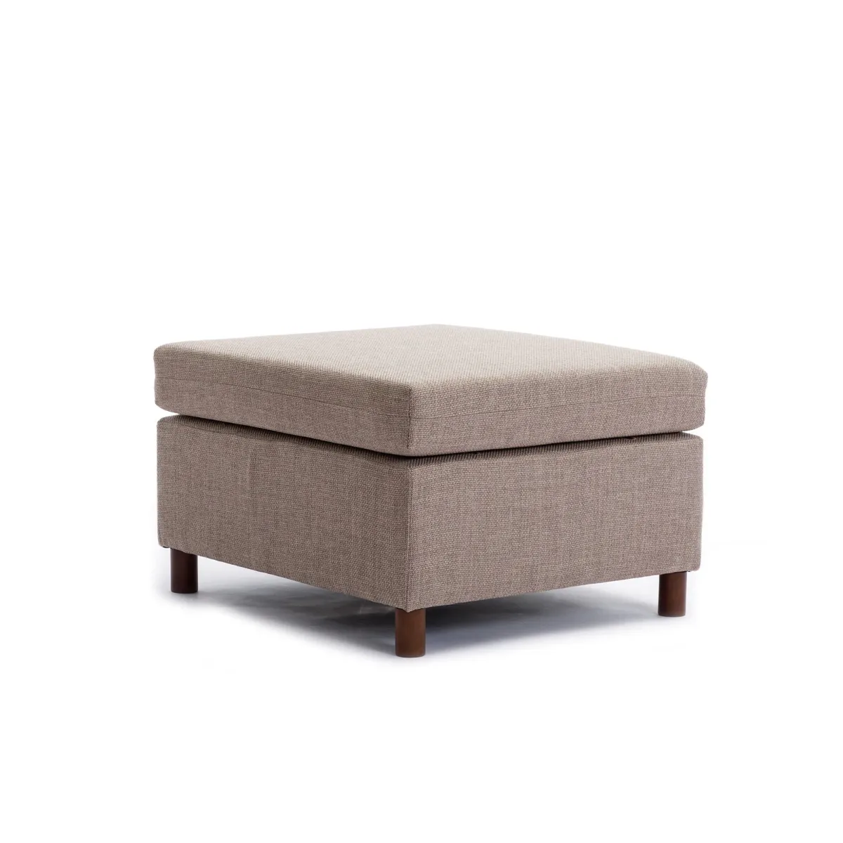 Single Movable Ottoman For Modular Sectional Sofa Couch Without Storage Function, Cushion Covers Removable And Washable