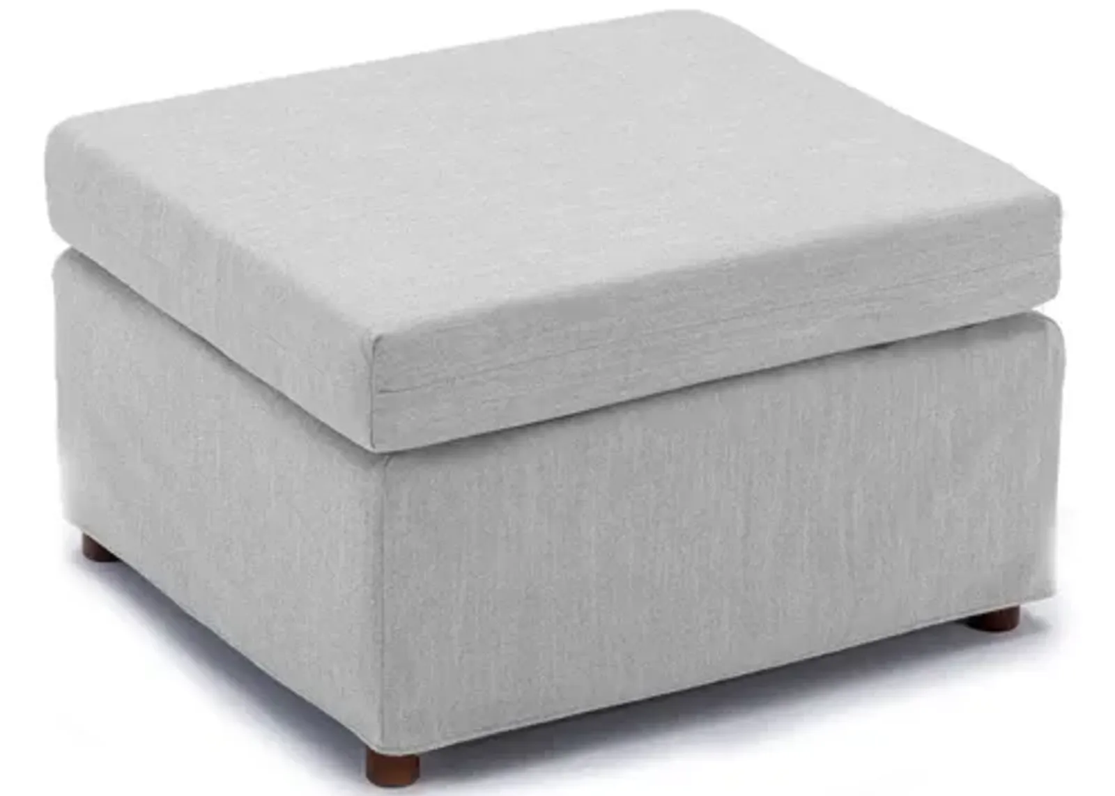 Single Movable Ottoman For Modular Sectional Sofa Couch Without Storage Function, Cushion Covers Removable And Washable