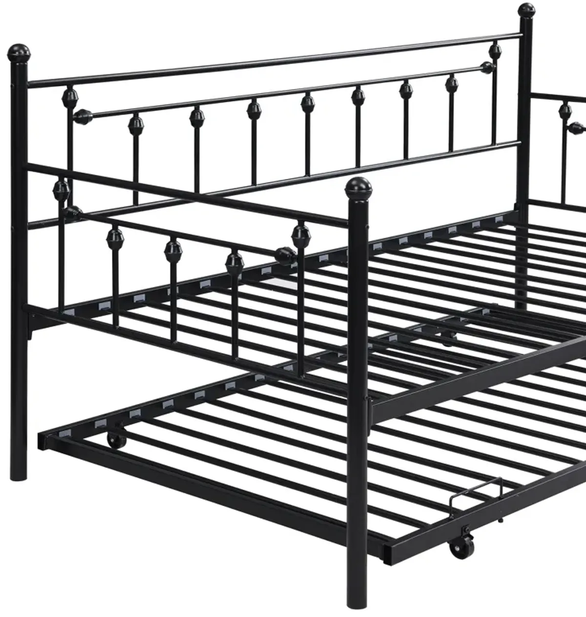 Twin Daybed With Trundle - Black