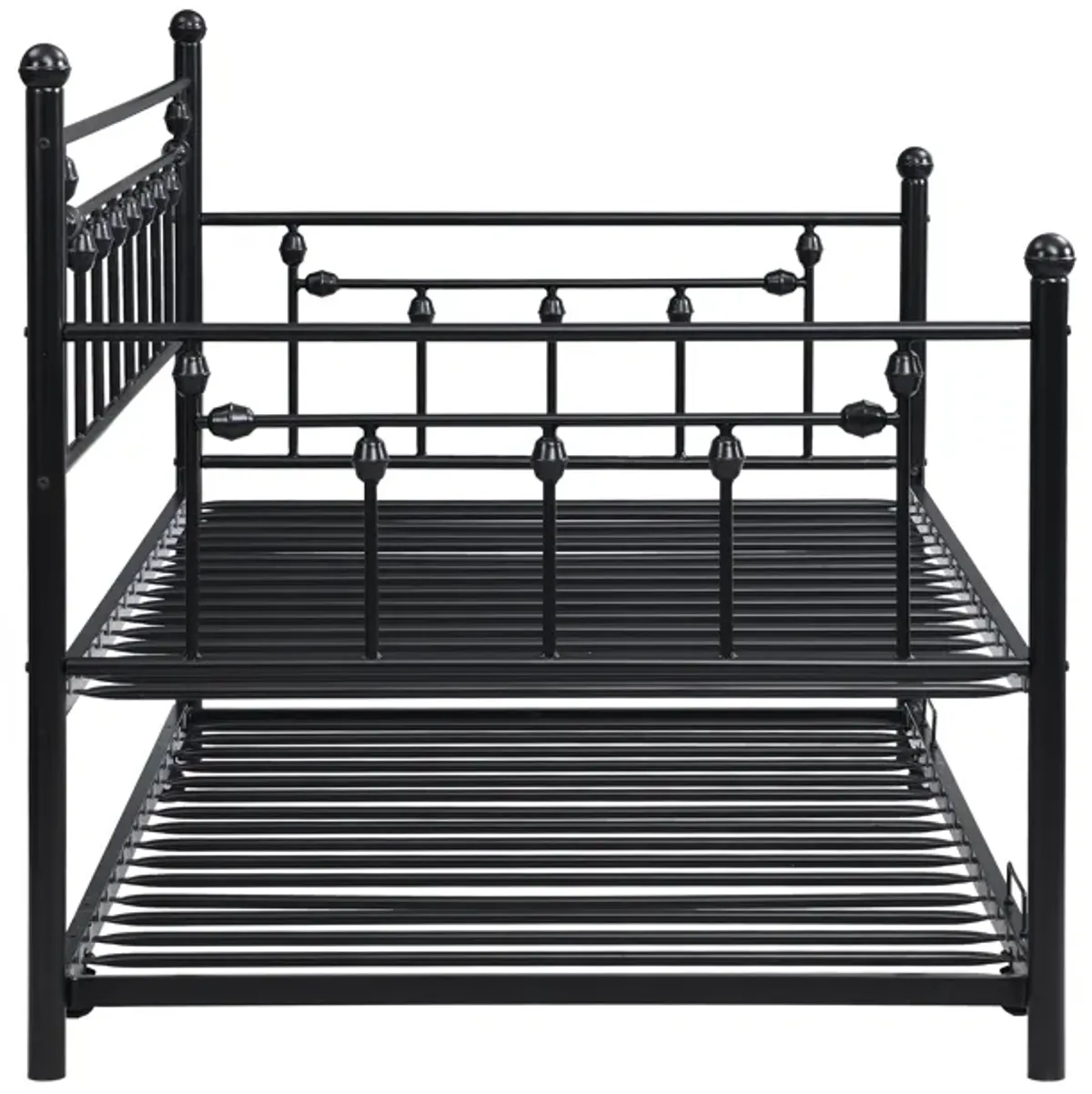 Twin Daybed With Trundle - Black