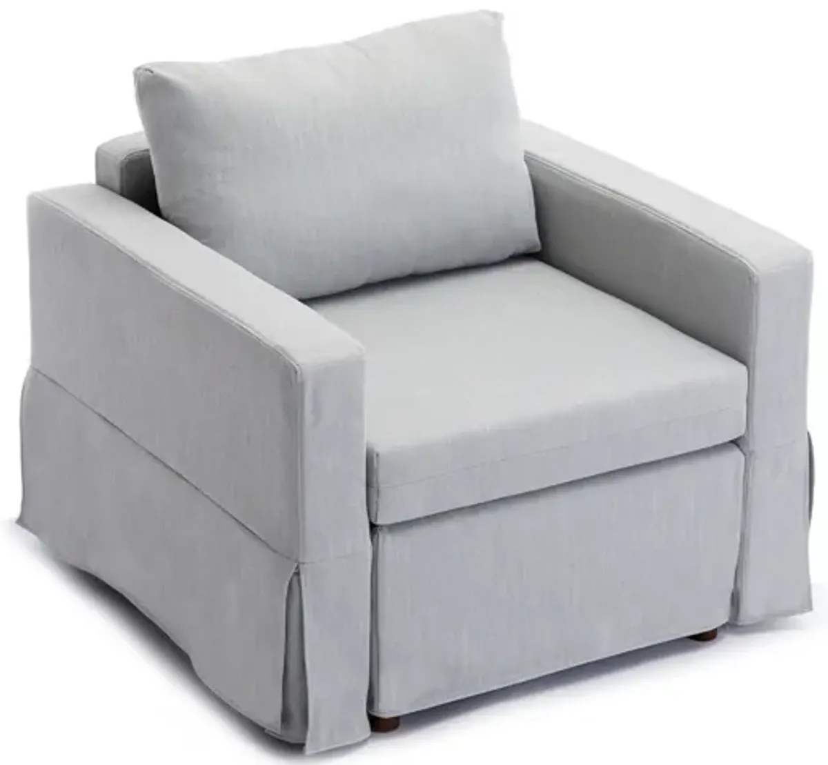 3 Seat Module Sectional Sofa Couch With 1 Ottoman For Living Room, Seat Cushion And Back Cushion Non-Removable And Non-Washable